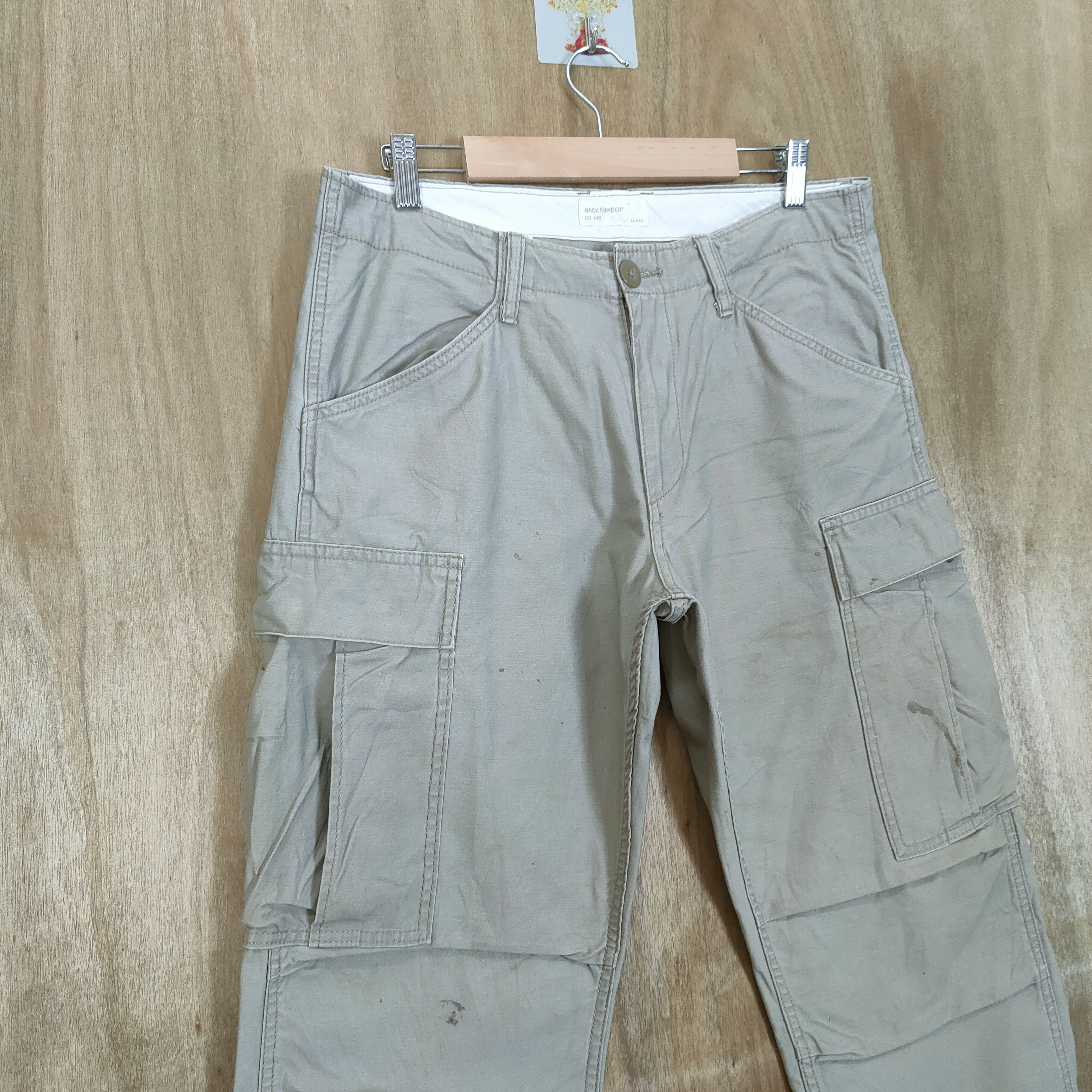 Japanese Brand VINTAGE BACK NUMBER CARGO PANTS Size US 32 / EU 48 - 2 Thumbnail