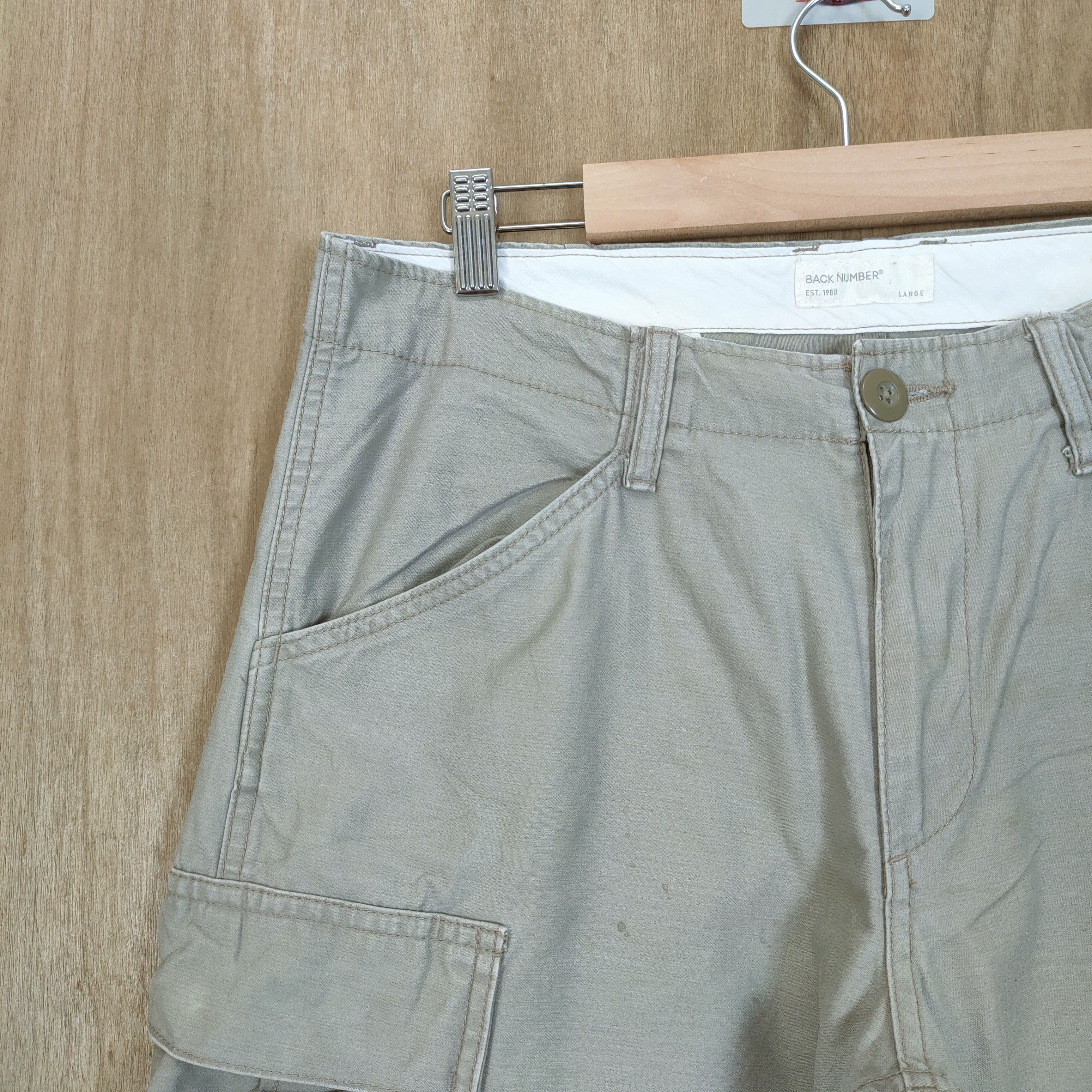 Japanese Brand VINTAGE BACK NUMBER CARGO PANTS Size US 32 / EU 48 - 6 Thumbnail