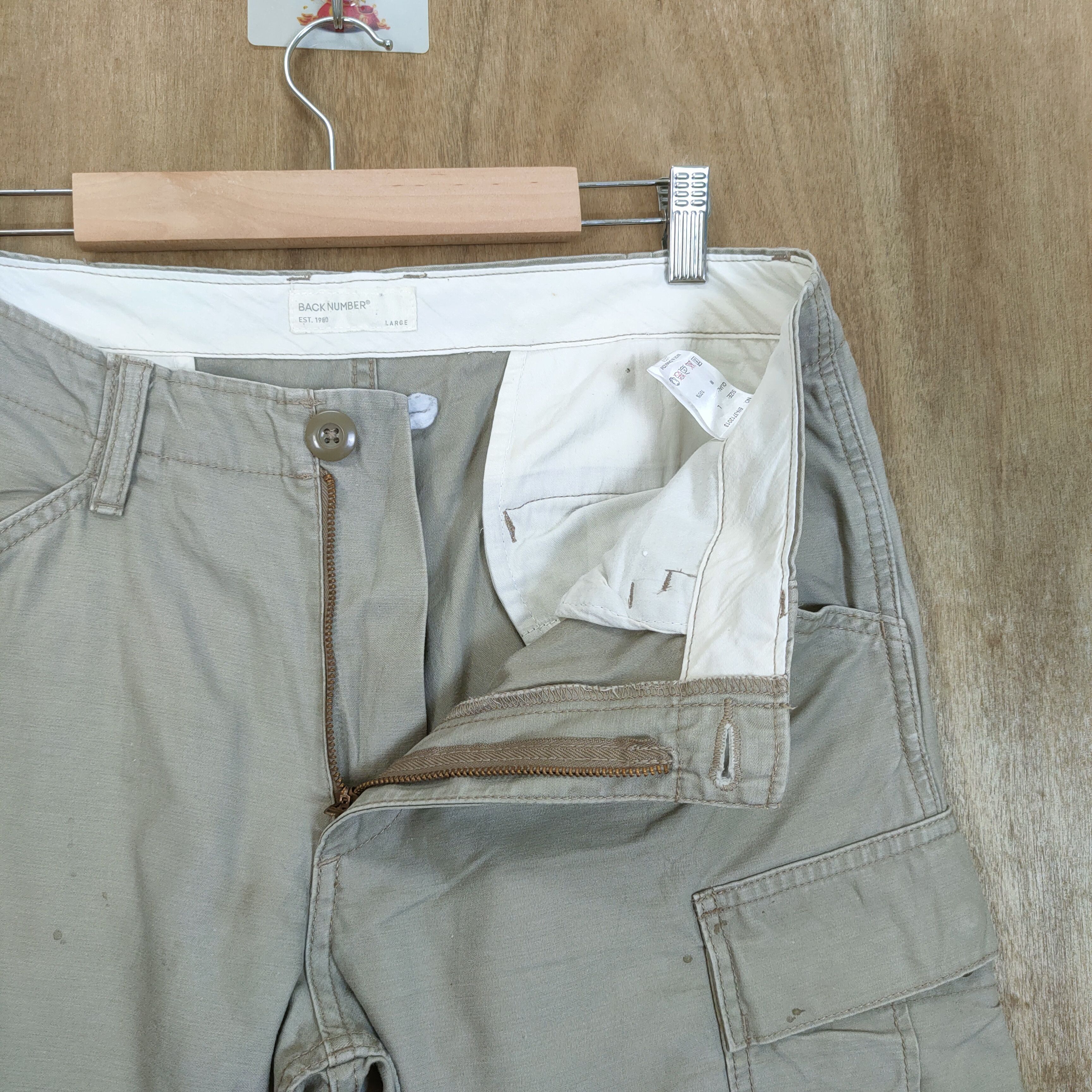 Japanese Brand VINTAGE BACK NUMBER CARGO PANTS Size US 32 / EU 48 - 10 Thumbnail