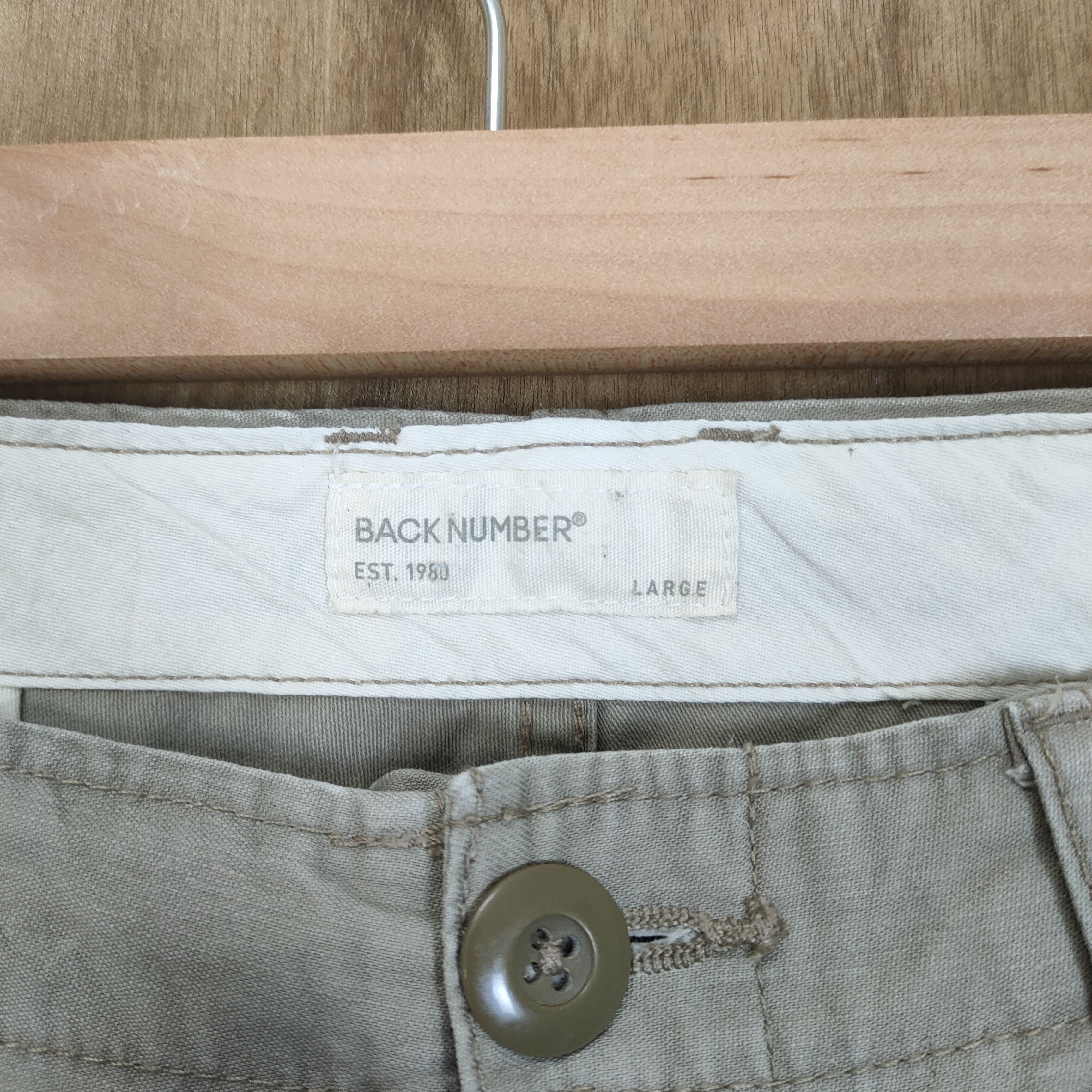 Japanese Brand VINTAGE BACK NUMBER CARGO PANTS Size US 32 / EU 48 - 7 Thumbnail