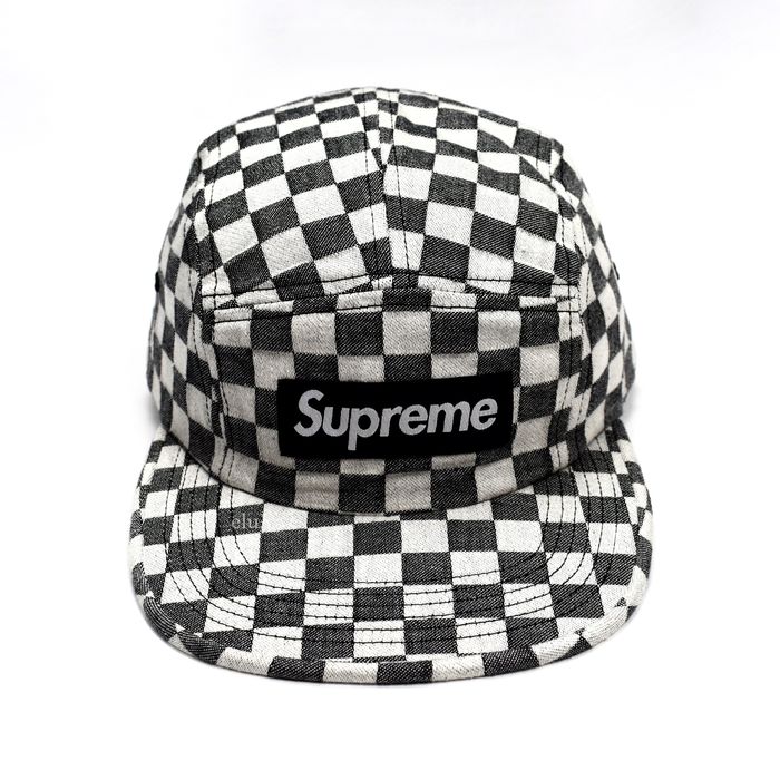 Supreme best sale checkered hat