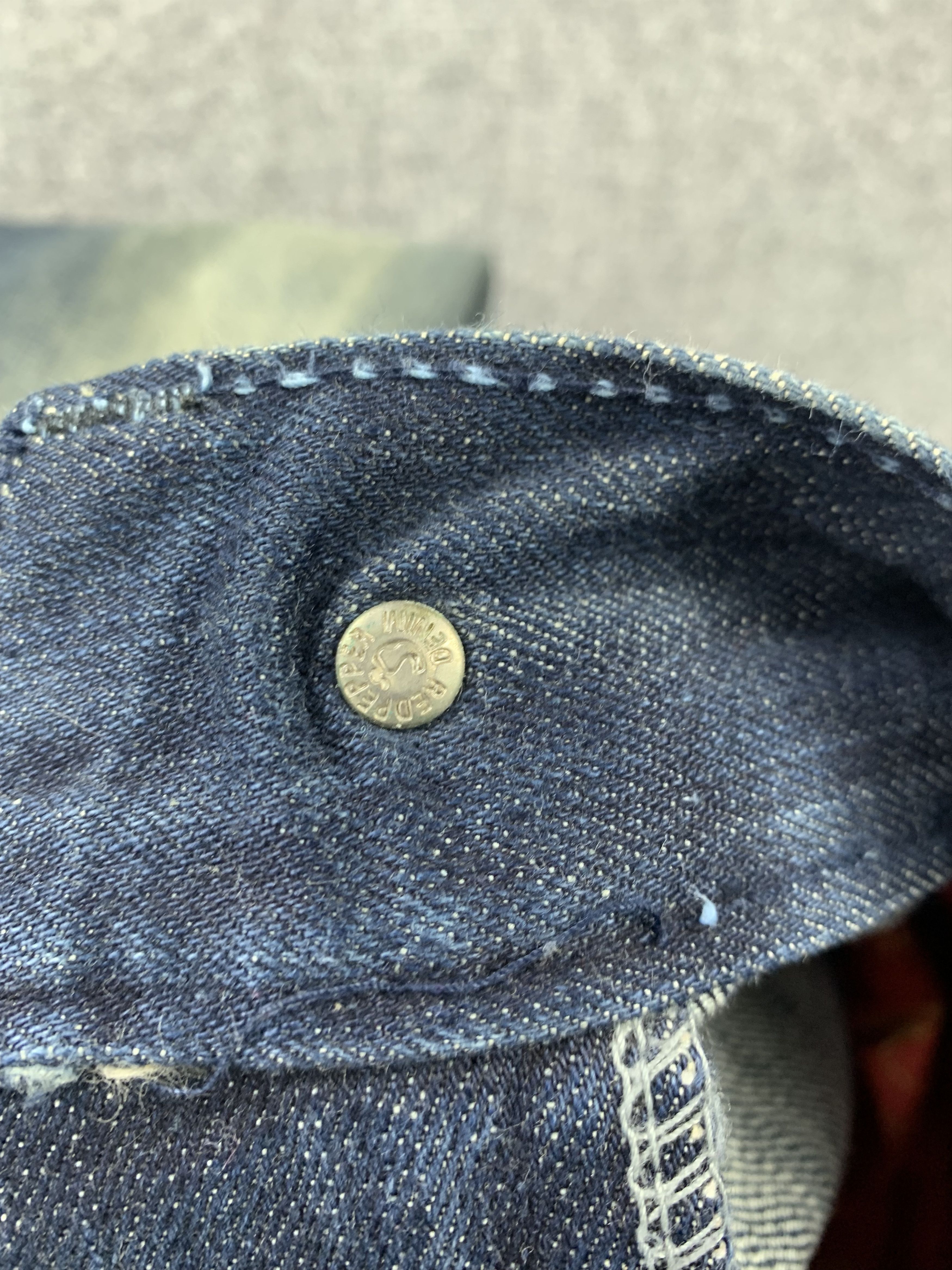 Vintage Vintage Red Pepper Spellout Faded Blue Jeans Size US 36 / EU 52 - 14 Thumbnail