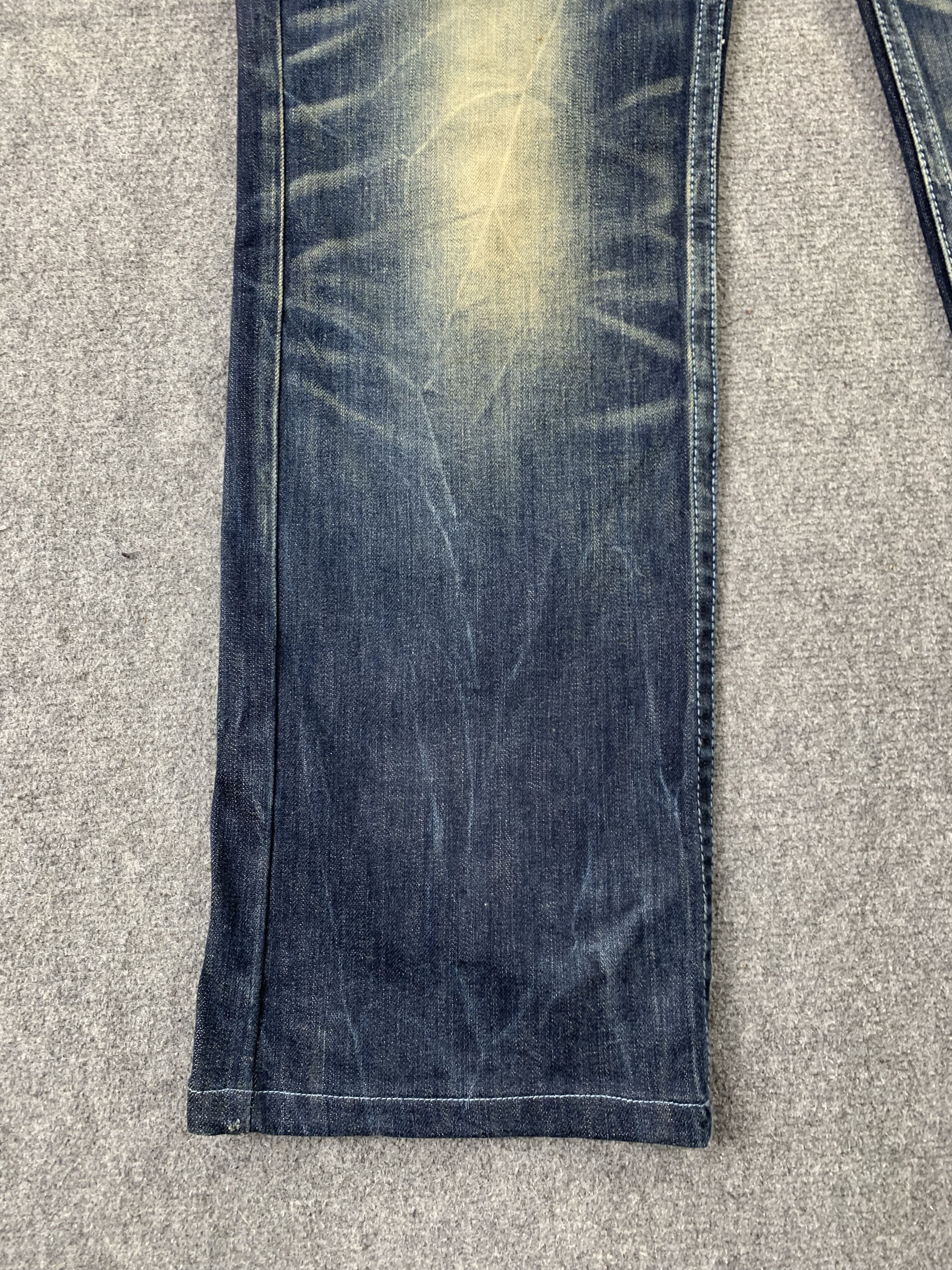 Vintage Vintage Red Pepper Spellout Faded Blue Jeans Size US 36 / EU 52 - 9 Thumbnail