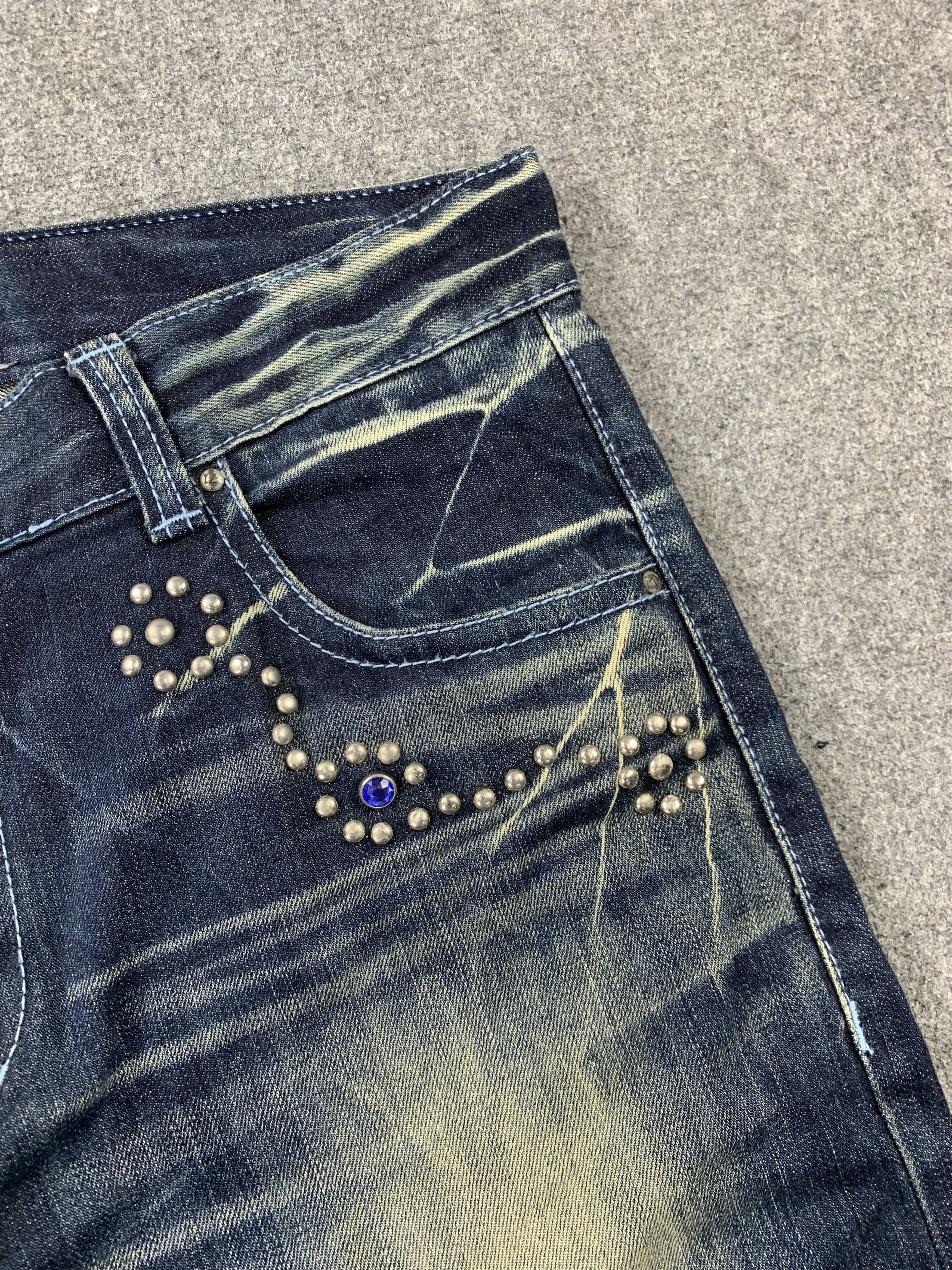 Vintage Vintage Red Pepper Spellout Faded Blue Jeans Size US 36 / EU 52 - 6 Thumbnail