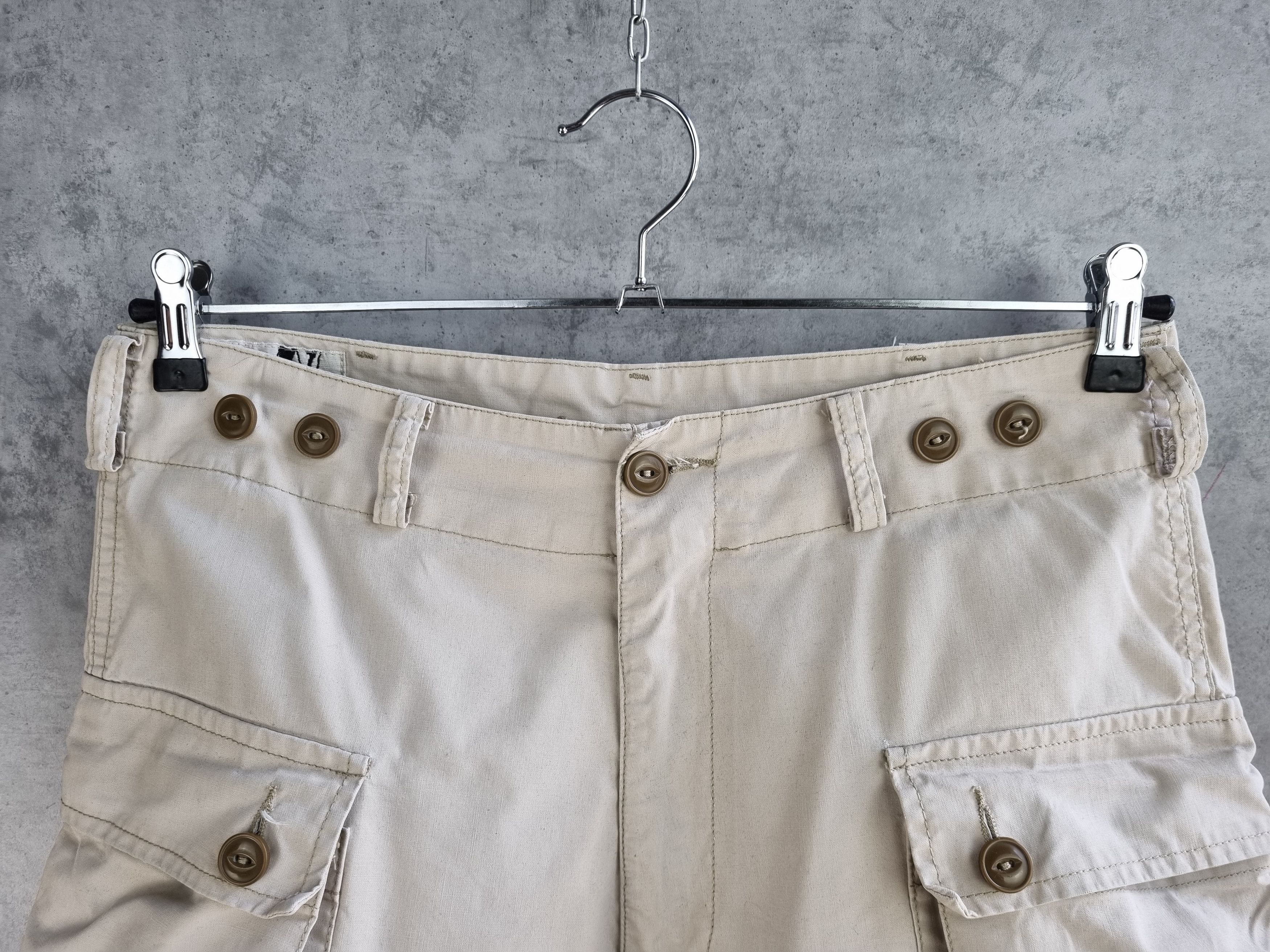Diesel 90s DIESEL Rare Workers Cargo light cotton shorts Size US 30 / EU 46 - 4 Thumbnail