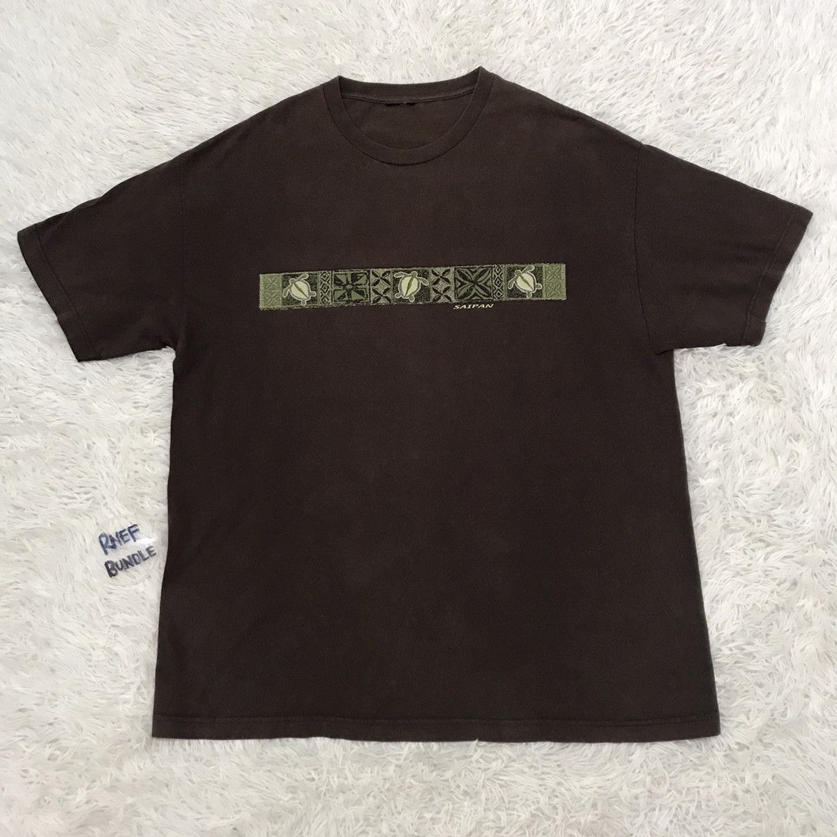 Vintage Hawaiian design saipan tshirt Size US L / EU 52-54 / 3 - 1 Thumbnail