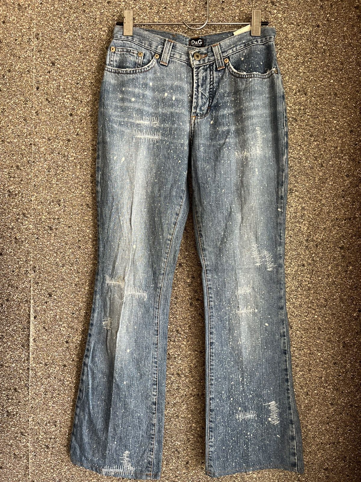 Dolce & Gabbana × If Six Was Nine × Tornado Mart FLARED JEANS D&G ft45 Size US 27 - 1 Thumbnail