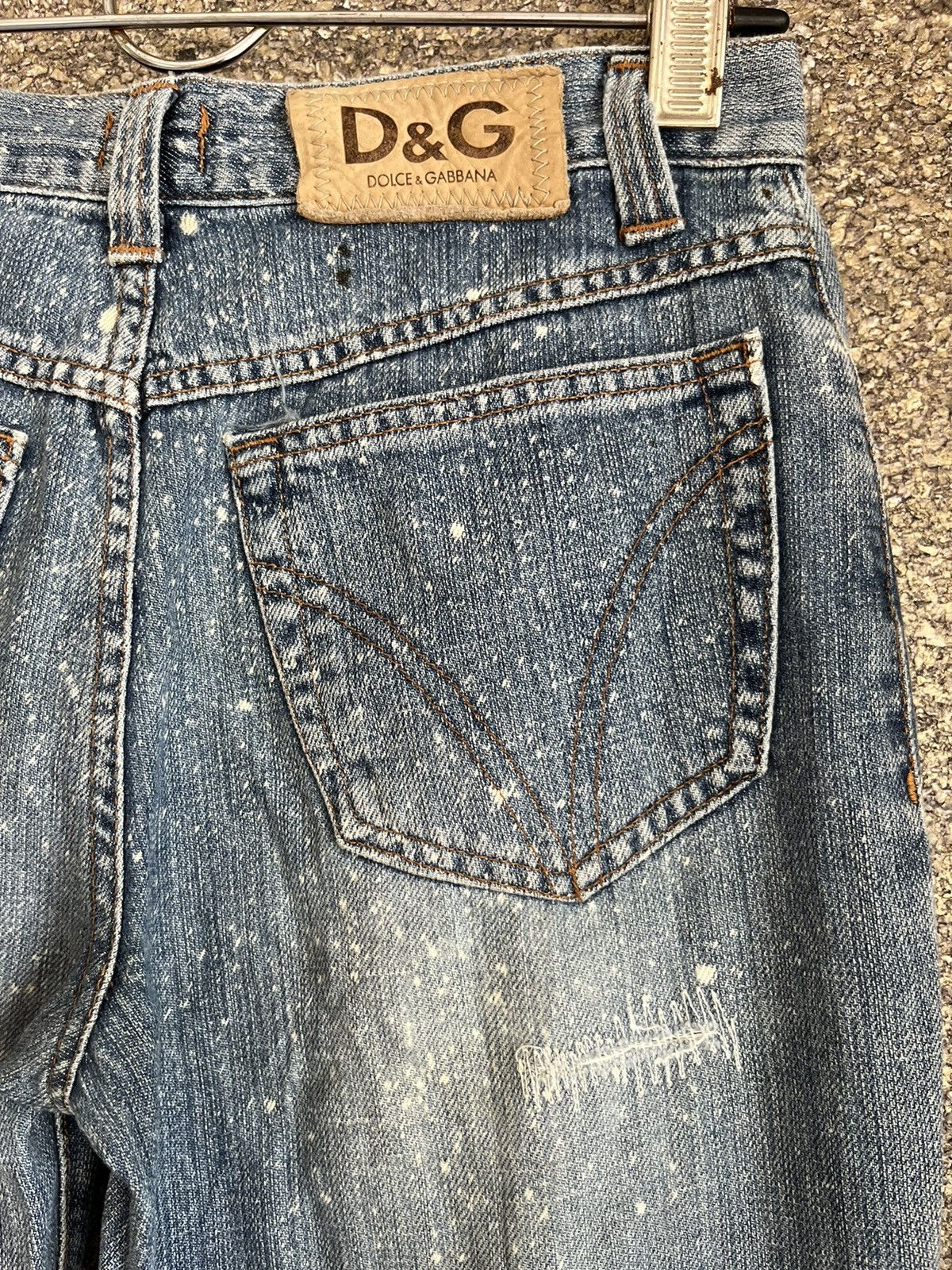 Dolce & Gabbana × If Six Was Nine × Tornado Mart FLARED JEANS D&G ft45 Size US 27 - 9 Thumbnail