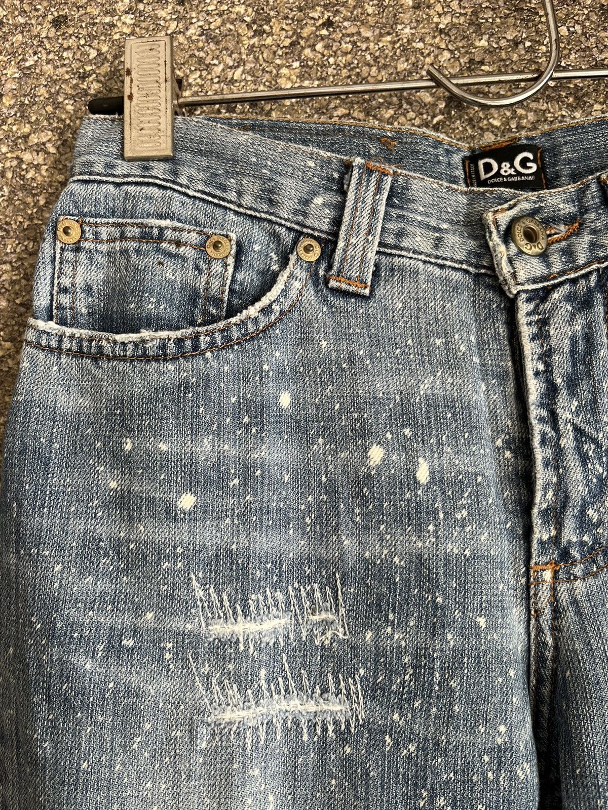 Dolce & Gabbana × If Six Was Nine × Tornado Mart FLARED JEANS D&G ft45 Size US 27 - 3 Thumbnail