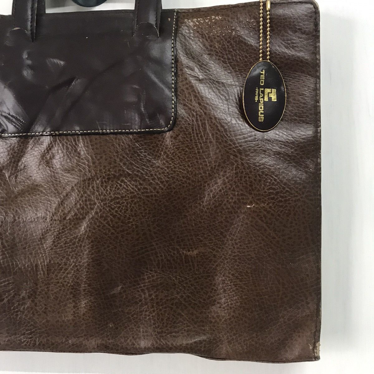 Leather × TED LAPIDUS 🔥 Rare 🔥 Ted lapidus paris leather handcarry handbag Size ONE SIZE - 8 Thumbnail