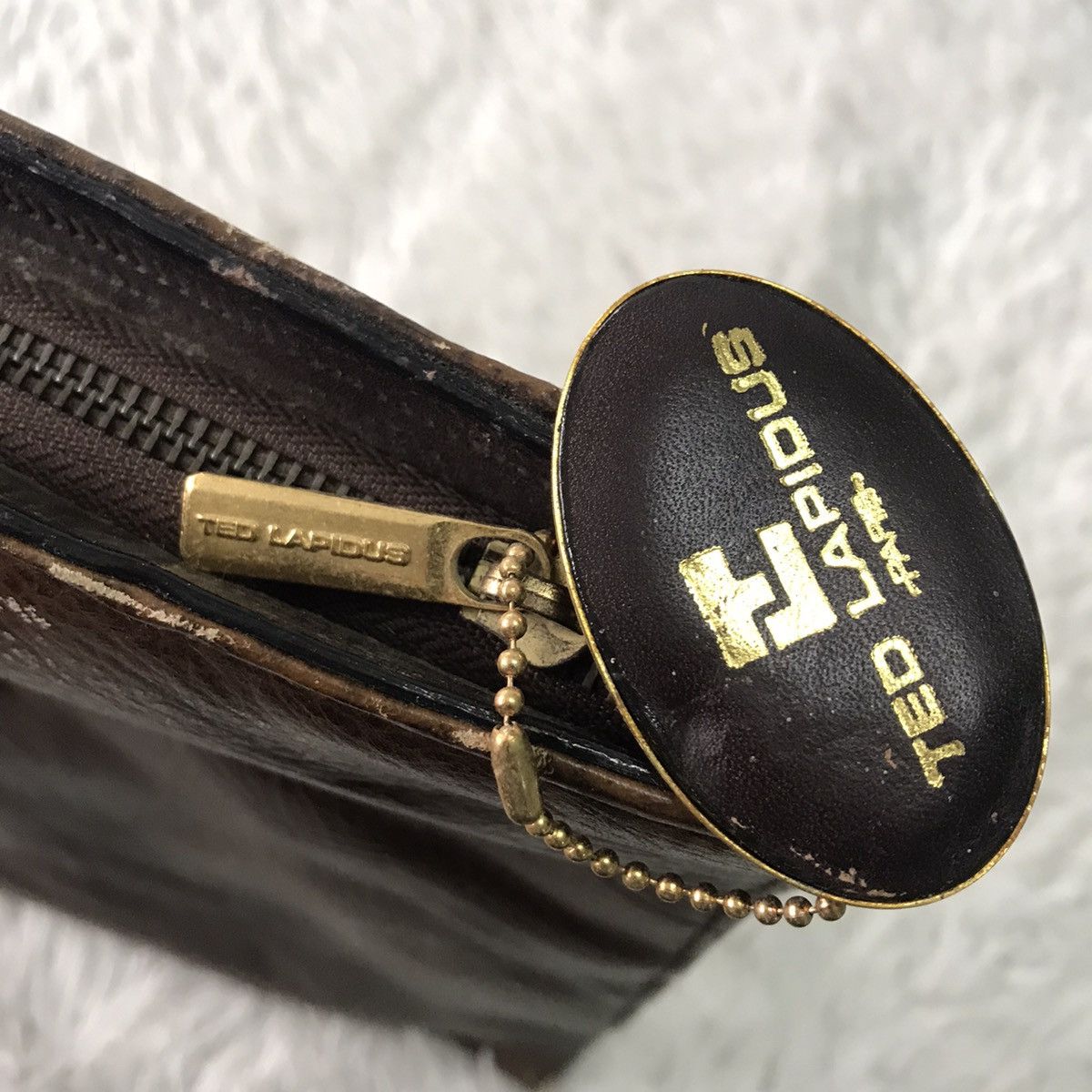 Leather × TED LAPIDUS 🔥 Rare 🔥 Ted lapidus paris leather handcarry handbag Size ONE SIZE - 10 Thumbnail