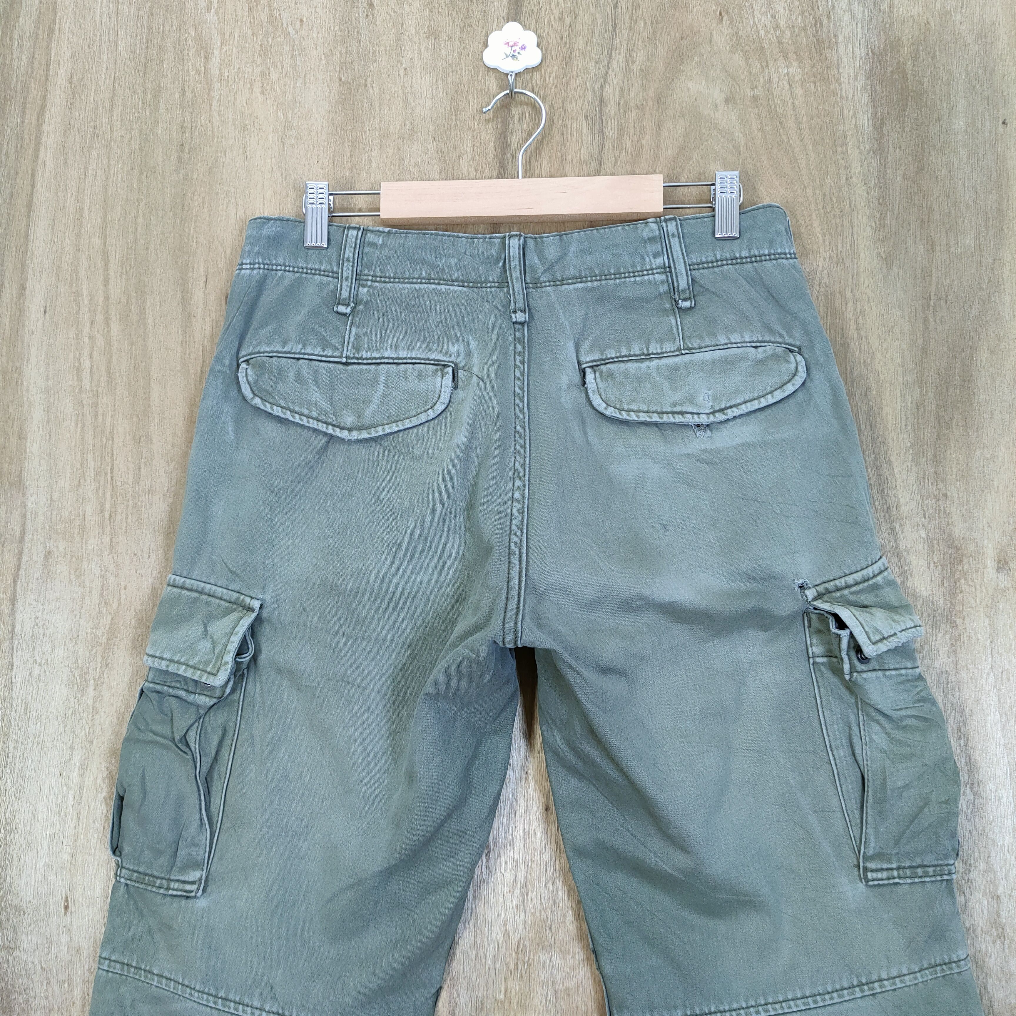Japanese Brand JAPANESE BRAND FADED CARGO PANTS Size US 30 / EU 46 - 7 Thumbnail