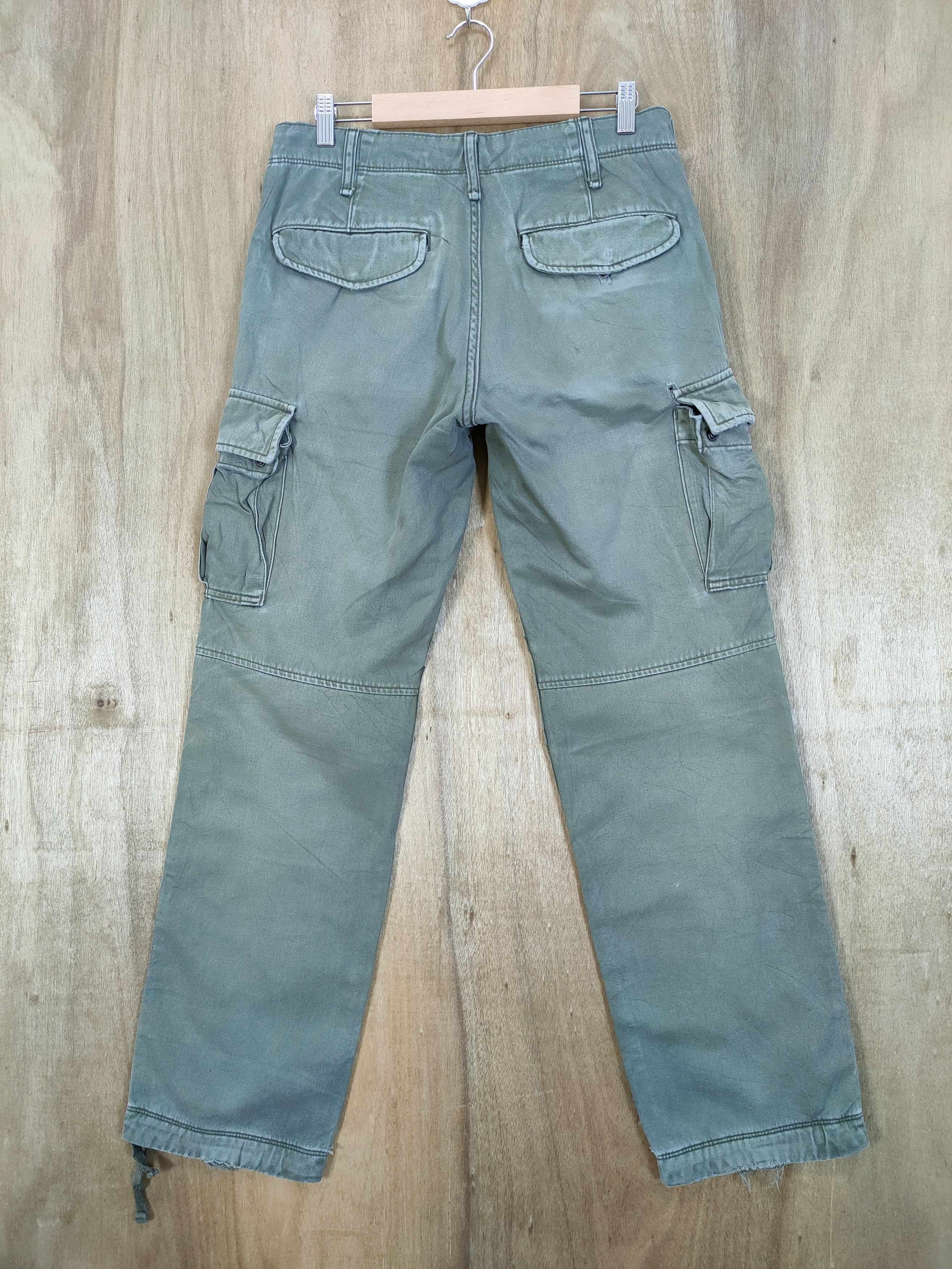 Japanese Brand JAPANESE BRAND FADED CARGO PANTS Size US 30 / EU 46 - 6 Thumbnail