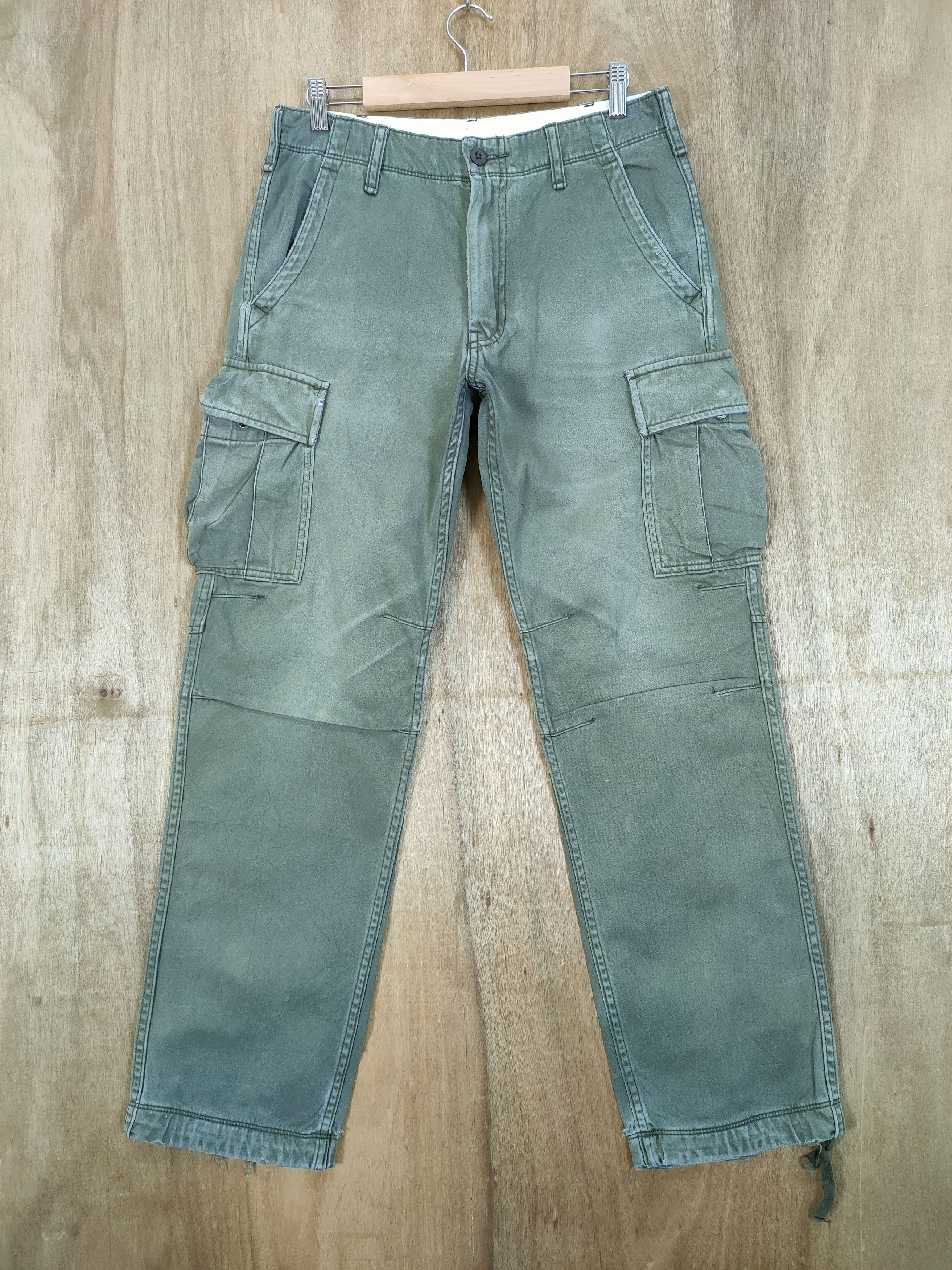 Japanese Brand JAPANESE BRAND FADED CARGO PANTS Size US 30 / EU 46 - 1 Thumbnail