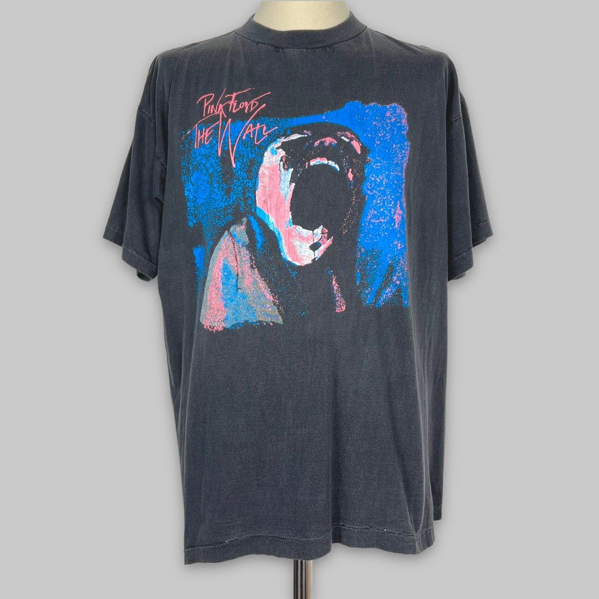 image of Band Tees x Pink Floyd Vintage 90's Pink Floyd ‘The Wall’ Euro Bootleg T Shirt in Black (Size Large
