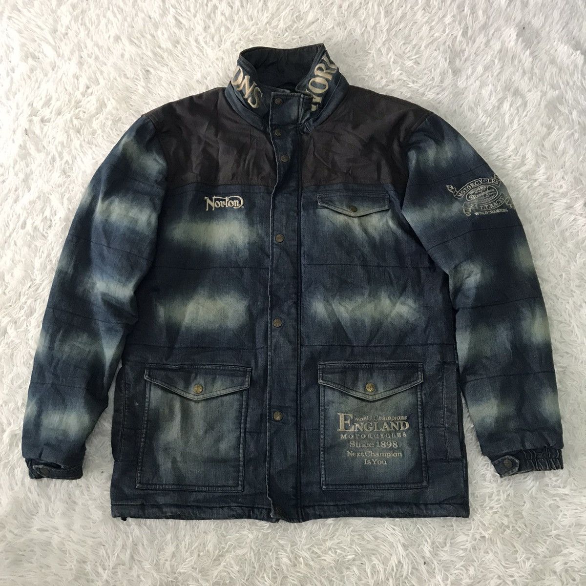 Norton 🔥 STEALS 🔥 Rare vintage norton racing jacket Size US L / EU 52-54 / 3 - 22 Thumbnail