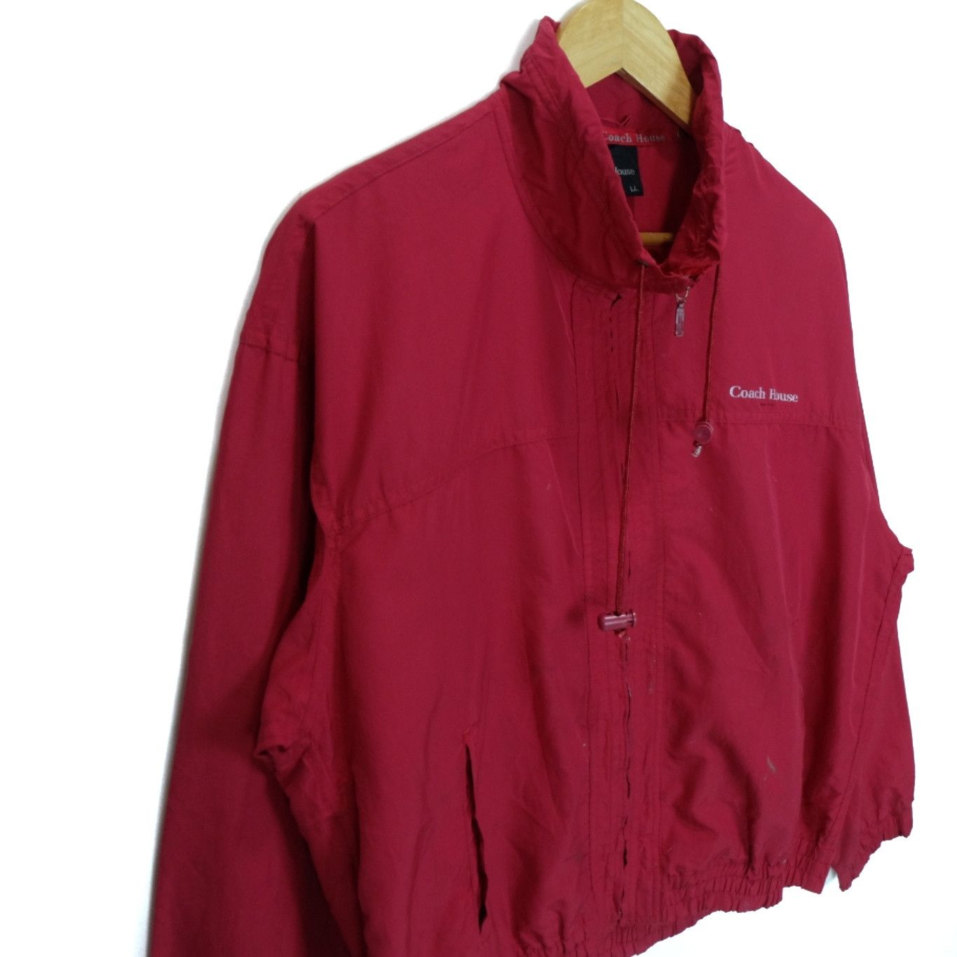 Coach × Vintage Vintage 90's COACH HOUSE Minimalist Windbreaker Golf Jacket Size US L / EU 52-54 / 3 - 5 Thumbnail