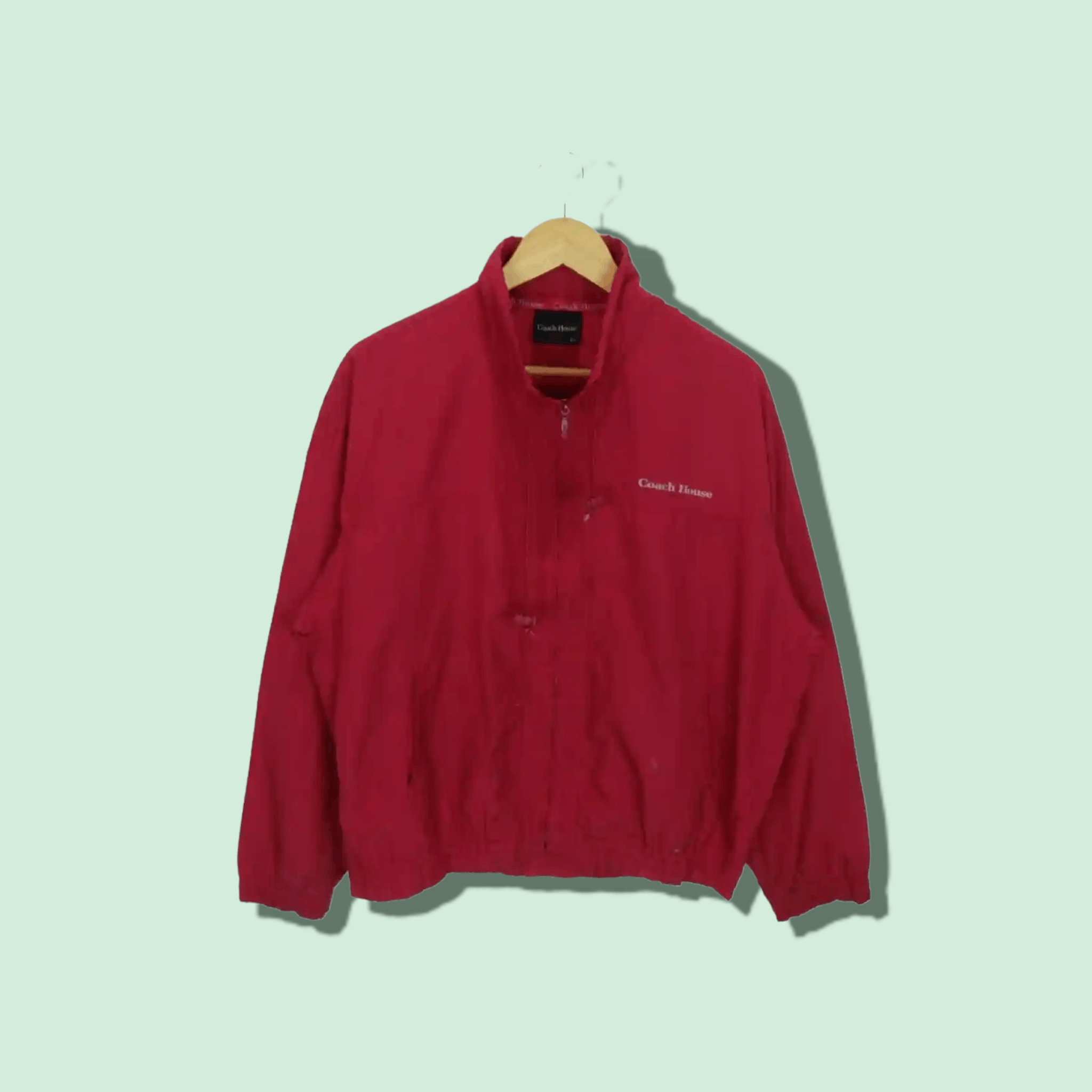 Coach × Vintage Vintage 90's COACH HOUSE Minimalist Windbreaker Golf Jacket Size US L / EU 52-54 / 3 - 1 Thumbnail