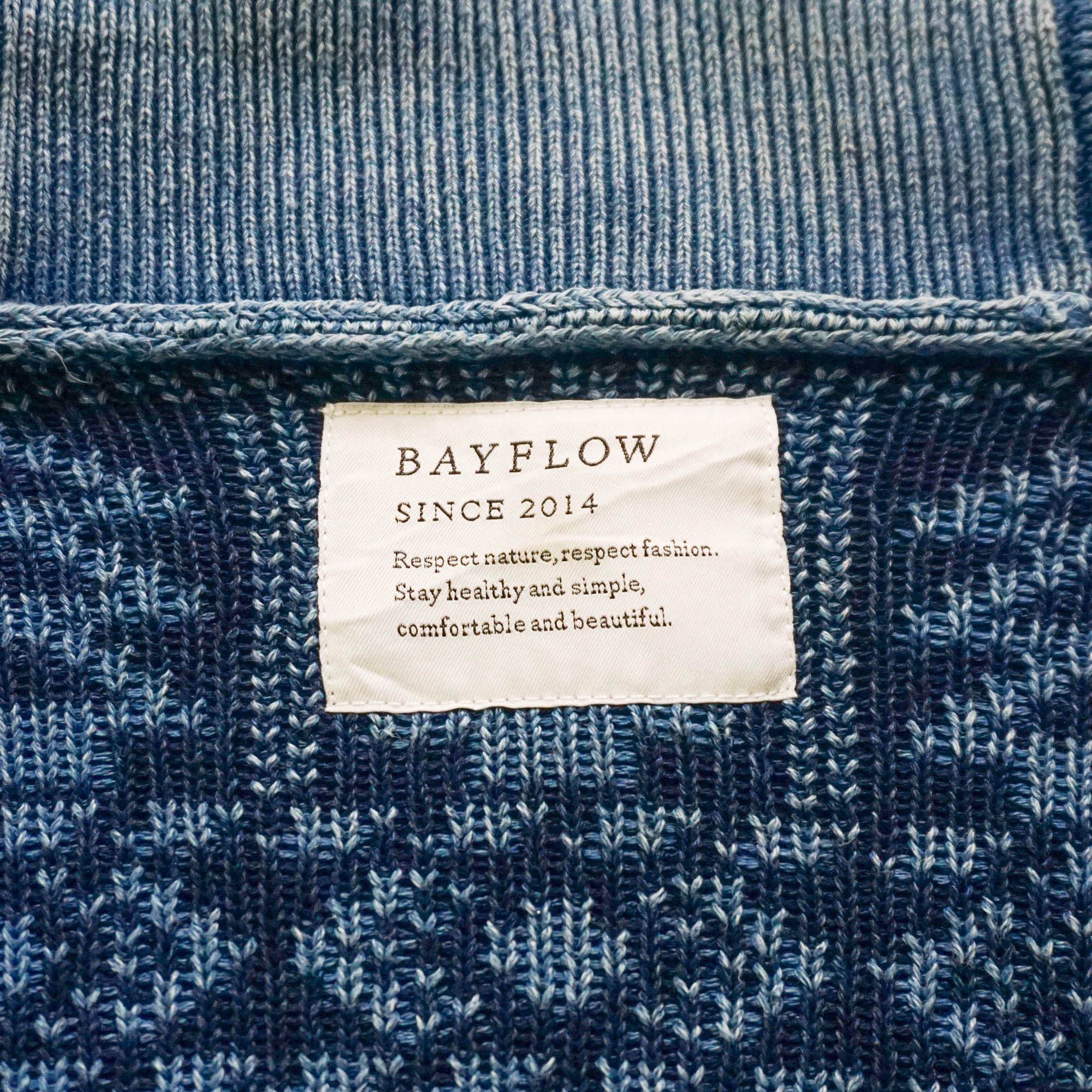 Japanese Brand BAYFLOW Native Tribal Design Knit Button-Up Sweater Size US M / EU 48-50 / 2 - 4 Thumbnail