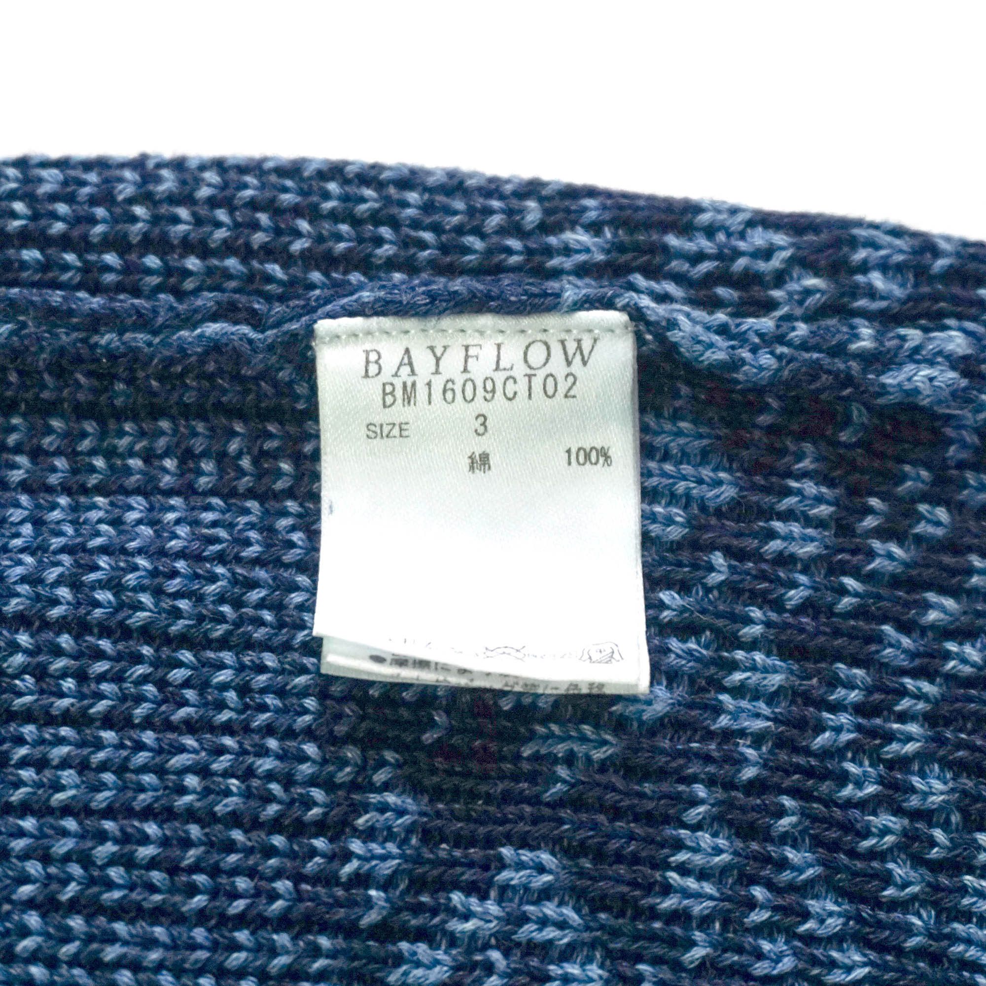 Japanese Brand BAYFLOW Native Tribal Design Knit Button-Up Sweater Size US M / EU 48-50 / 2 - 7 Thumbnail