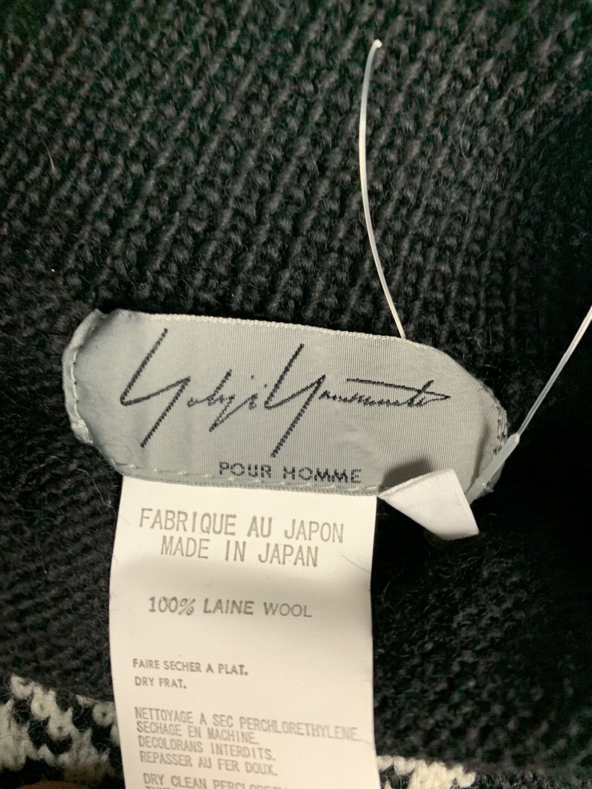 Yohji Yamamoto aw2005 Yohji Yamamoto Pour Homme Knot Snowflake Sweater Size US M / EU 48-50 / 2 - 4 Thumbnail