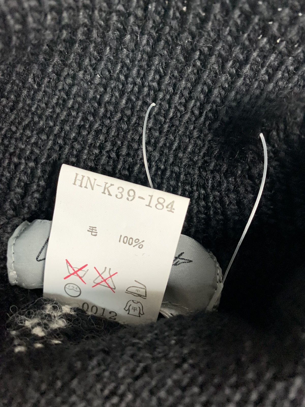 Yohji Yamamoto aw2005 Yohji Yamamoto Pour Homme Knot Snowflake Sweater Size US M / EU 48-50 / 2 - 5 Thumbnail