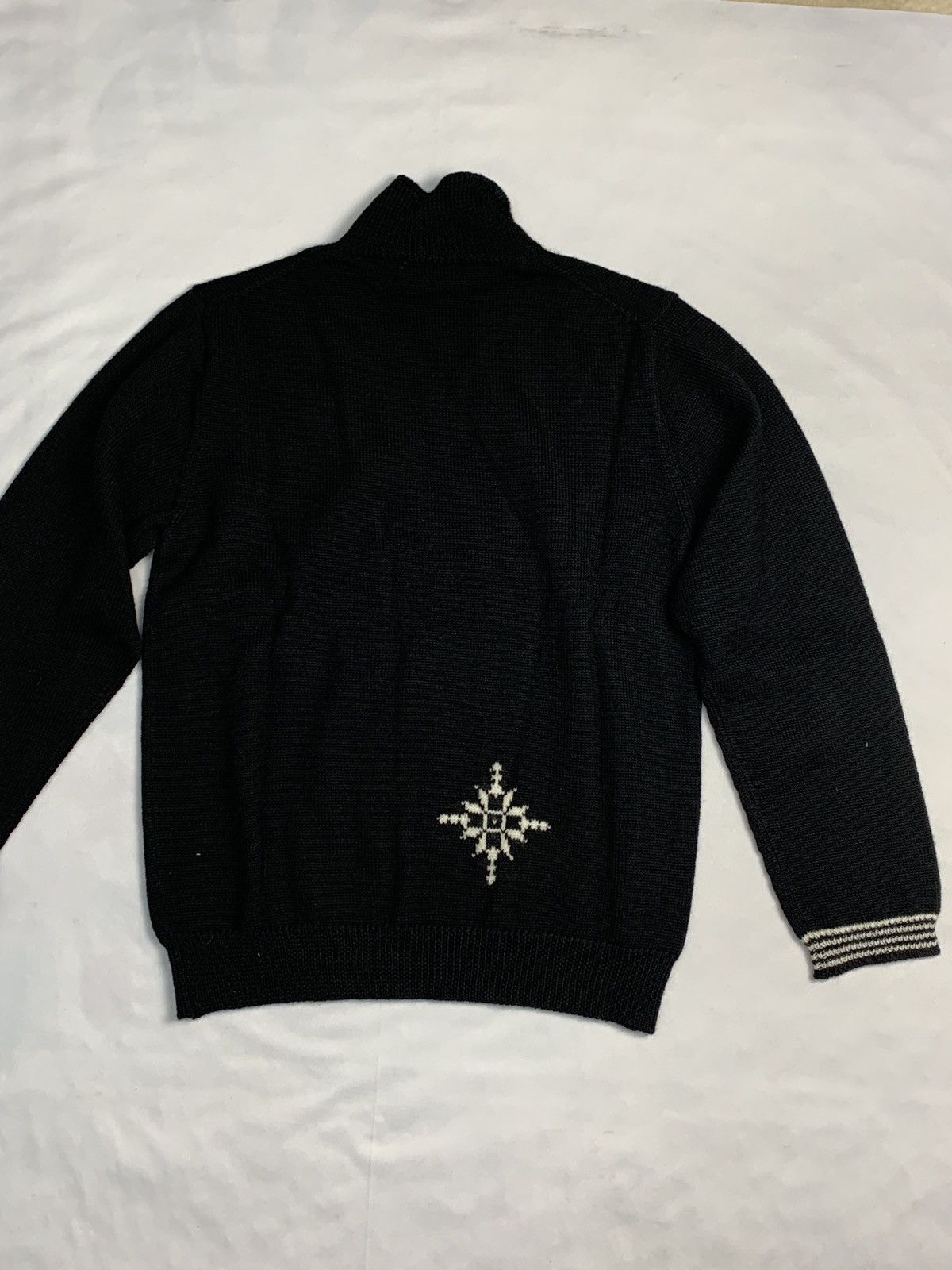 Yohji Yamamoto aw2005 Yohji Yamamoto Pour Homme Knot Snowflake Sweater Size US M / EU 48-50 / 2 - 6 Thumbnail
