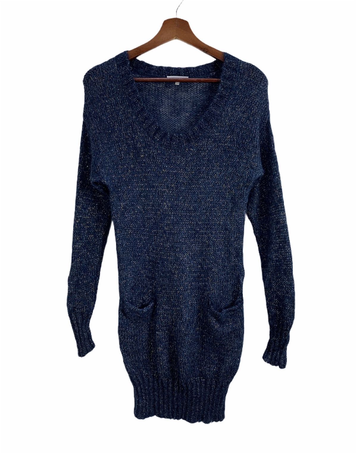 Designer × Japanese Brand ZAZIE Blinker Crochet Twist Cable Fur Long Knitwear Sweater Size US S / EU 44-46 / 1 - 1 Thumbnail