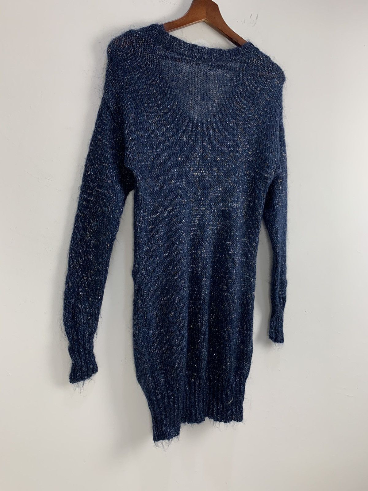 Designer × Japanese Brand ZAZIE Blinker Crochet Twist Cable Fur Long Knitwear Sweater Size US S / EU 44-46 / 1 - 11 Thumbnail