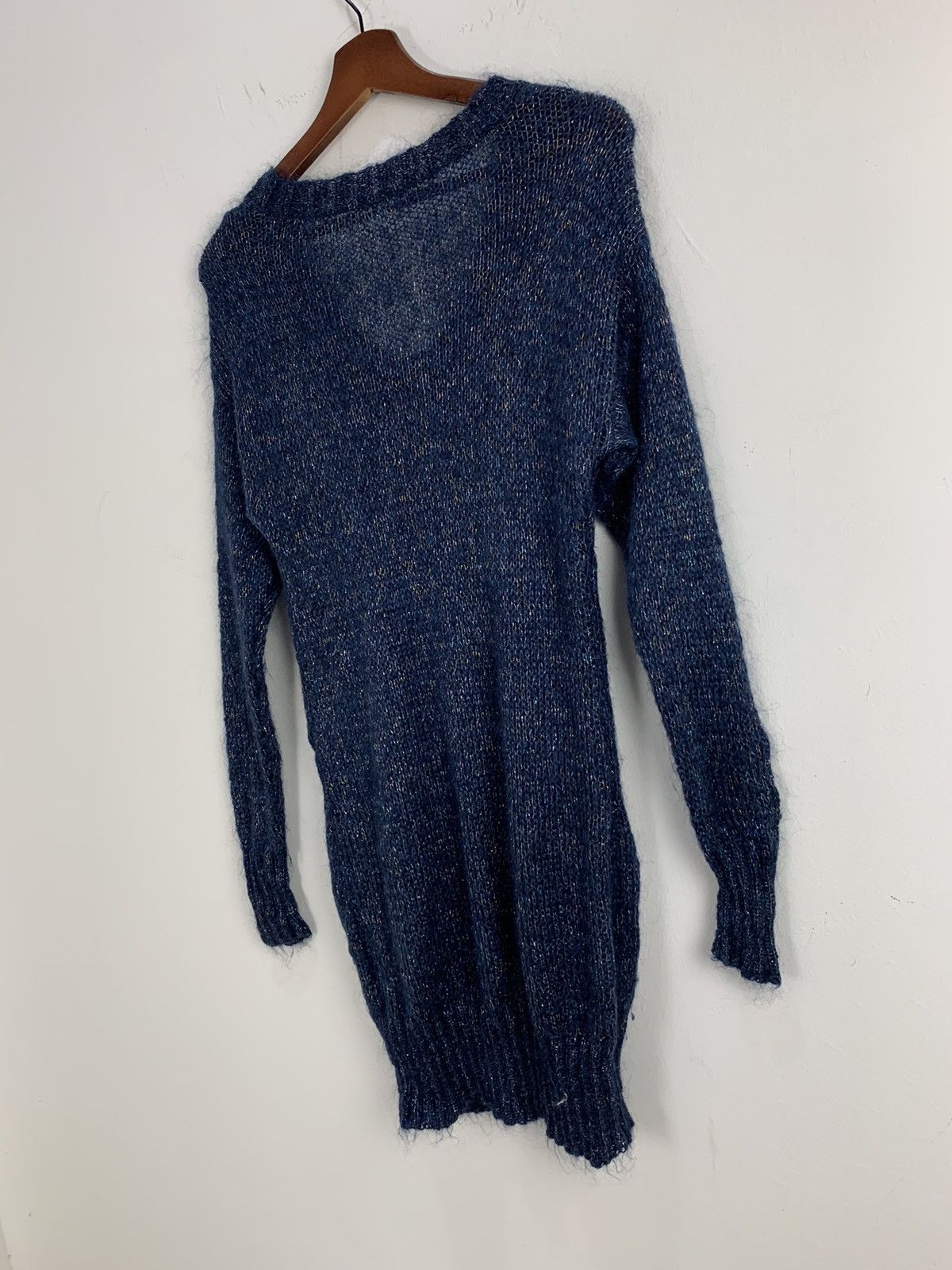Designer × Japanese Brand ZAZIE Blinker Crochet Twist Cable Fur Long Knitwear Sweater Size US S / EU 44-46 / 1 - 12 Thumbnail