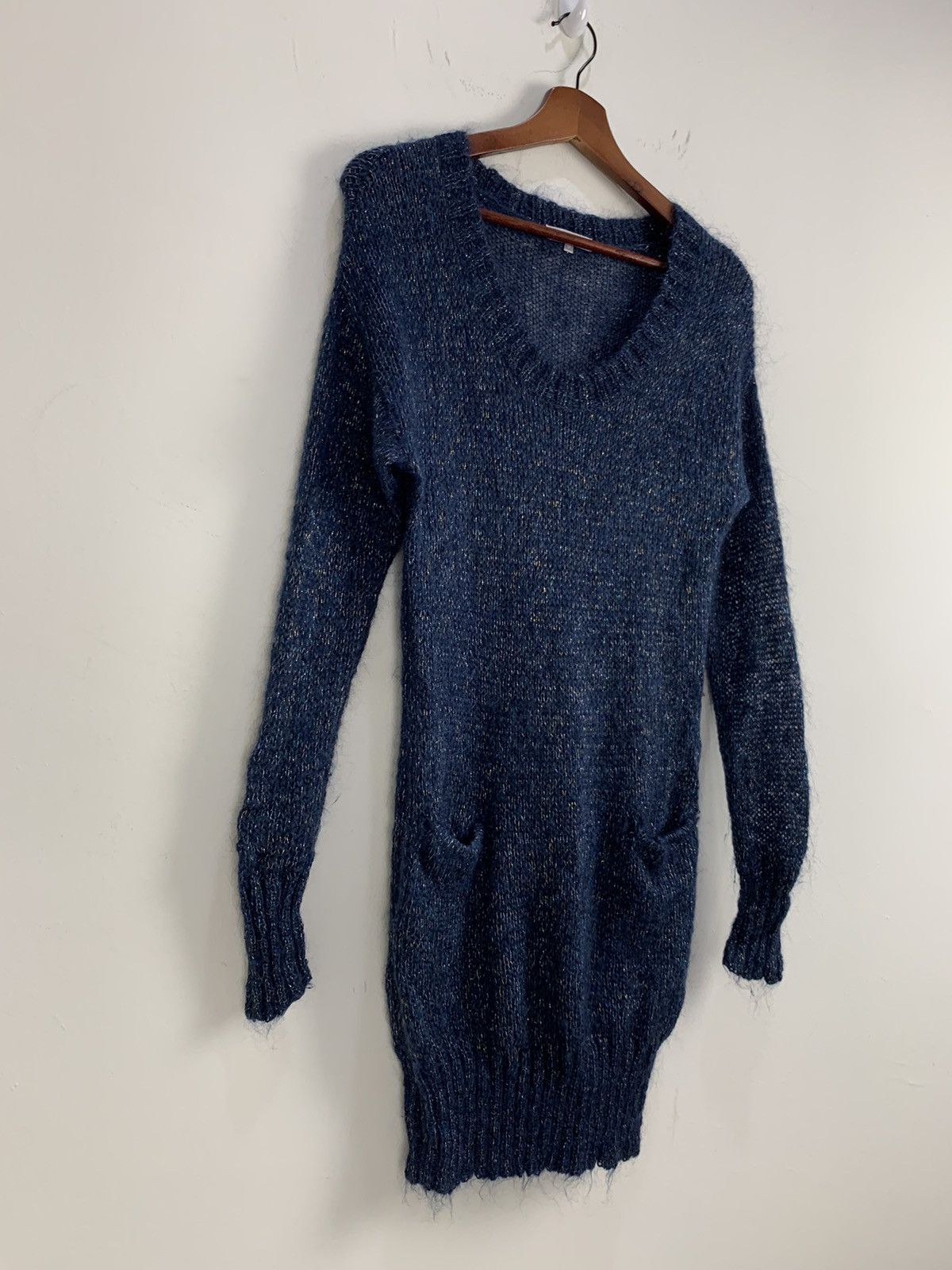 Designer × Japanese Brand ZAZIE Blinker Crochet Twist Cable Fur Long Knitwear Sweater Size US S / EU 44-46 / 1 - 5 Thumbnail