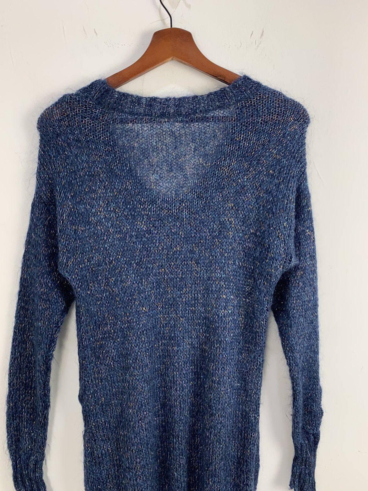 Designer × Japanese Brand ZAZIE Blinker Crochet Twist Cable Fur Long Knitwear Sweater Size US S / EU 44-46 / 1 - 9 Thumbnail