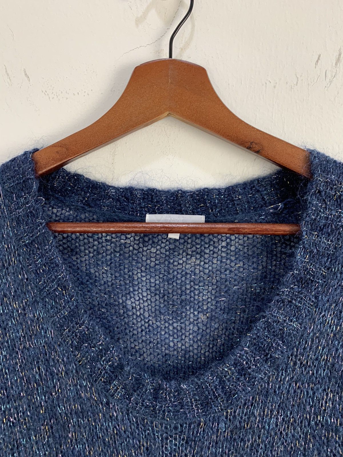 Designer × Japanese Brand ZAZIE Blinker Crochet Twist Cable Fur Long Knitwear Sweater Size US S / EU 44-46 / 1 - 8 Thumbnail