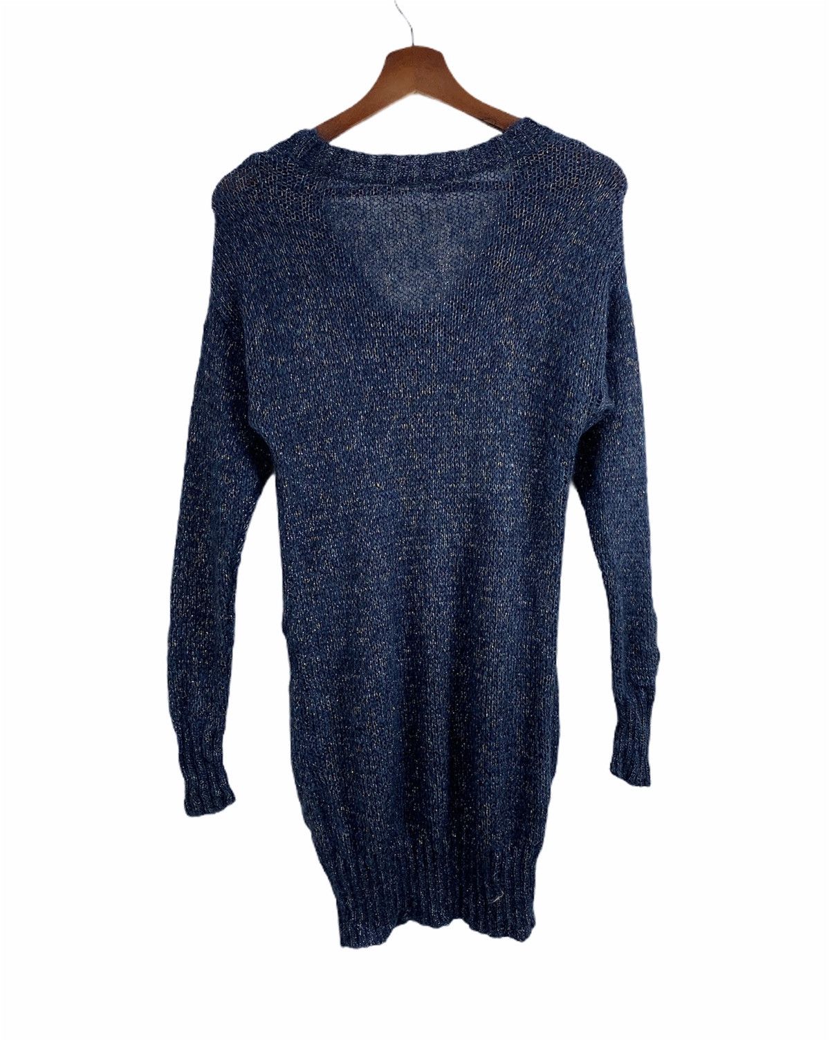 Designer × Japanese Brand ZAZIE Blinker Crochet Twist Cable Fur Long Knitwear Sweater Size US S / EU 44-46 / 1 - 2 Thumbnail