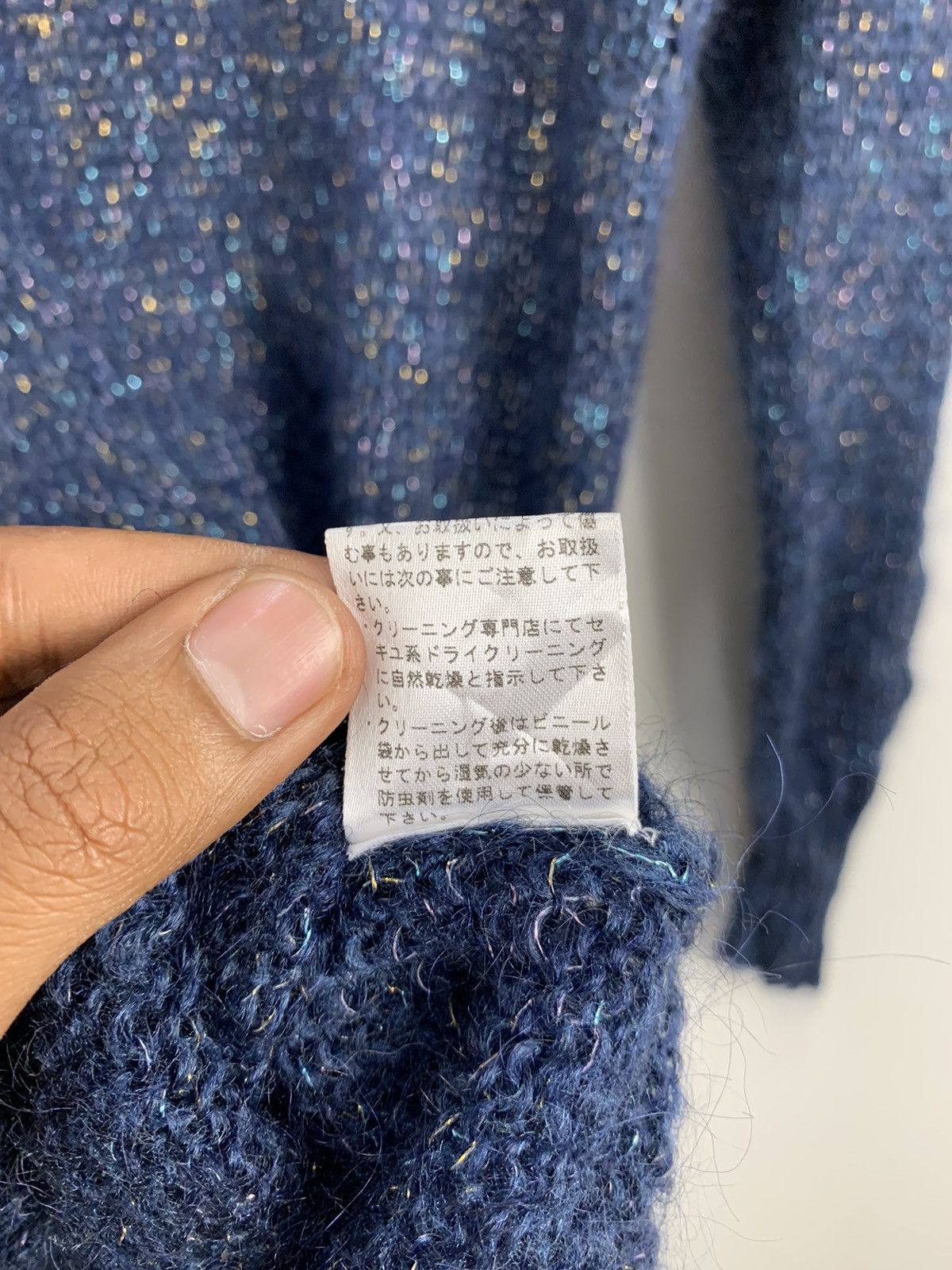 Designer × Japanese Brand ZAZIE Blinker Crochet Twist Cable Fur Long Knitwear Sweater Size US S / EU 44-46 / 1 - 16 Thumbnail