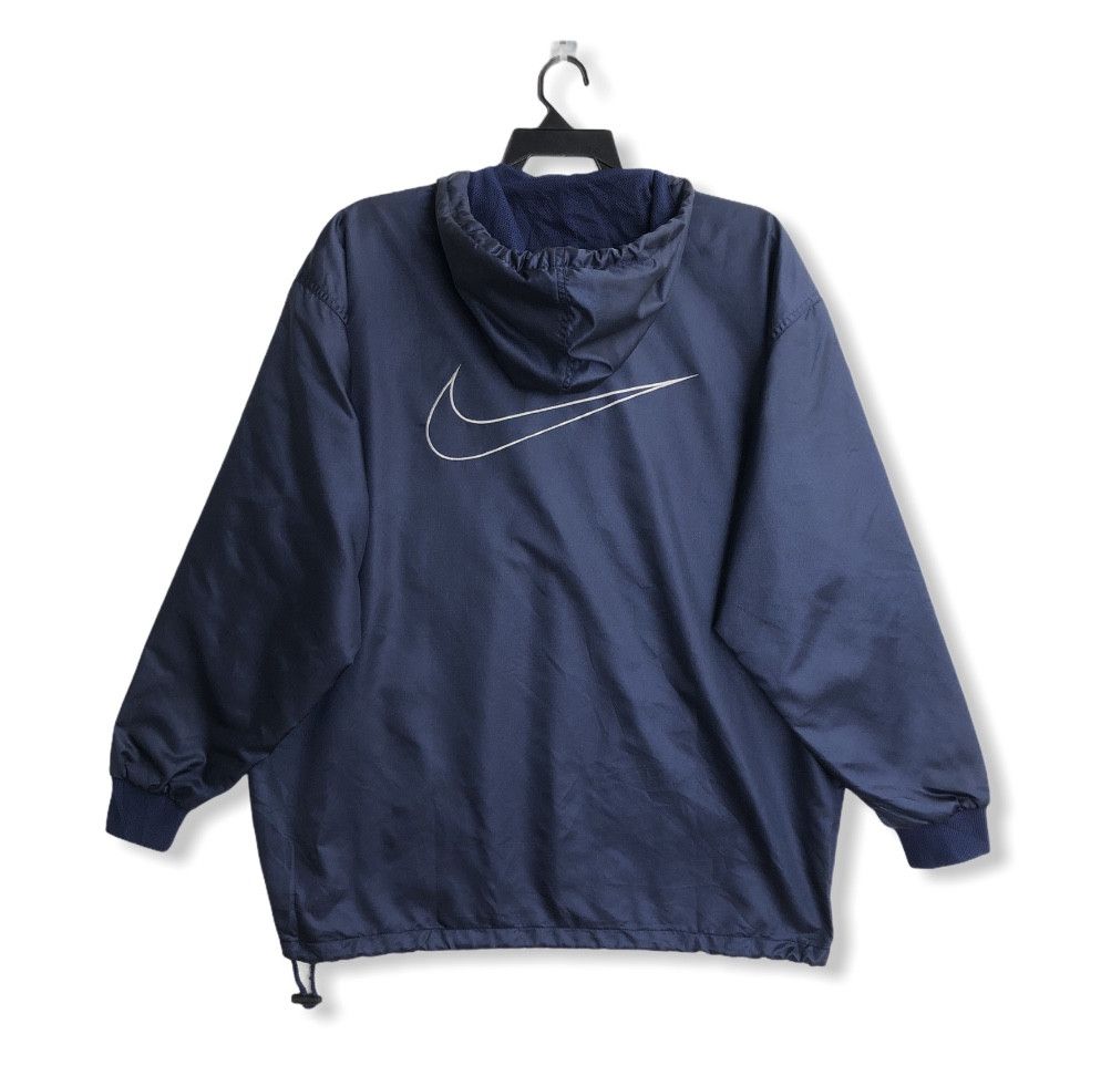 Nike × Vintage VTG 90’s NIKE CENTER SWOOSH & BIG LOGO HALFZIP WINDBREAKER Size US XXL / EU 58 / 5 - 3 Thumbnail