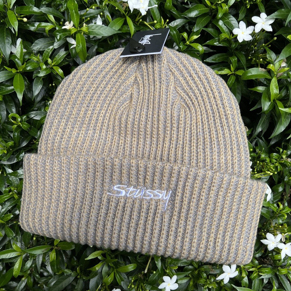 OLD　STUSSY　SSリンク　ビーニー　デッドストック　00ｓ OLD STUSSY ニットキャップ ビーニー ニット帽 00s クラウン