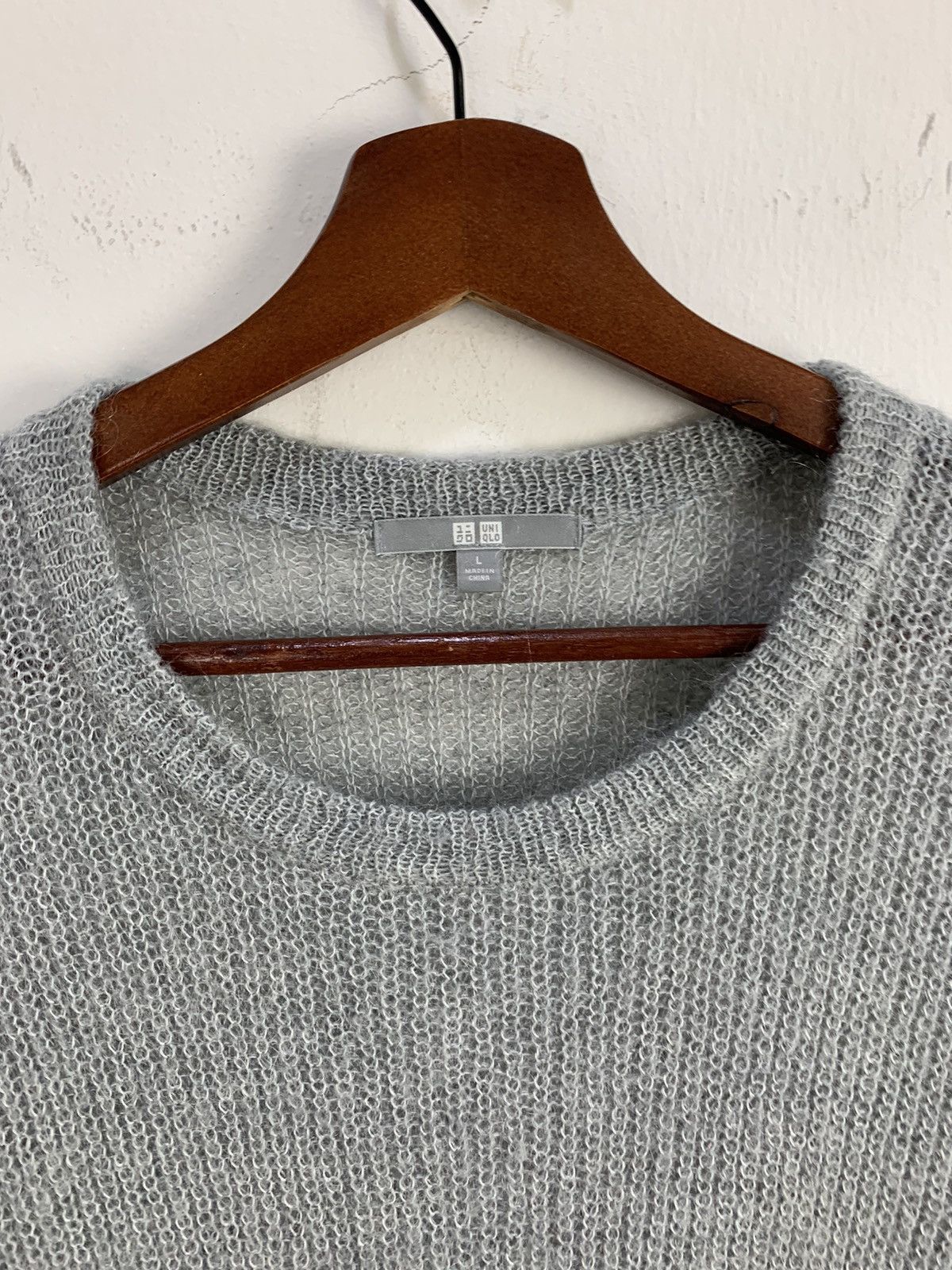 Aran Isles Knitwear × Japanese Brand × Uniqlo UNIQLO MeshNet Aran Crochet Fisherman Long Knitwear Sweater Size US M / EU 48-50 / 2 - 7 Thumbnail