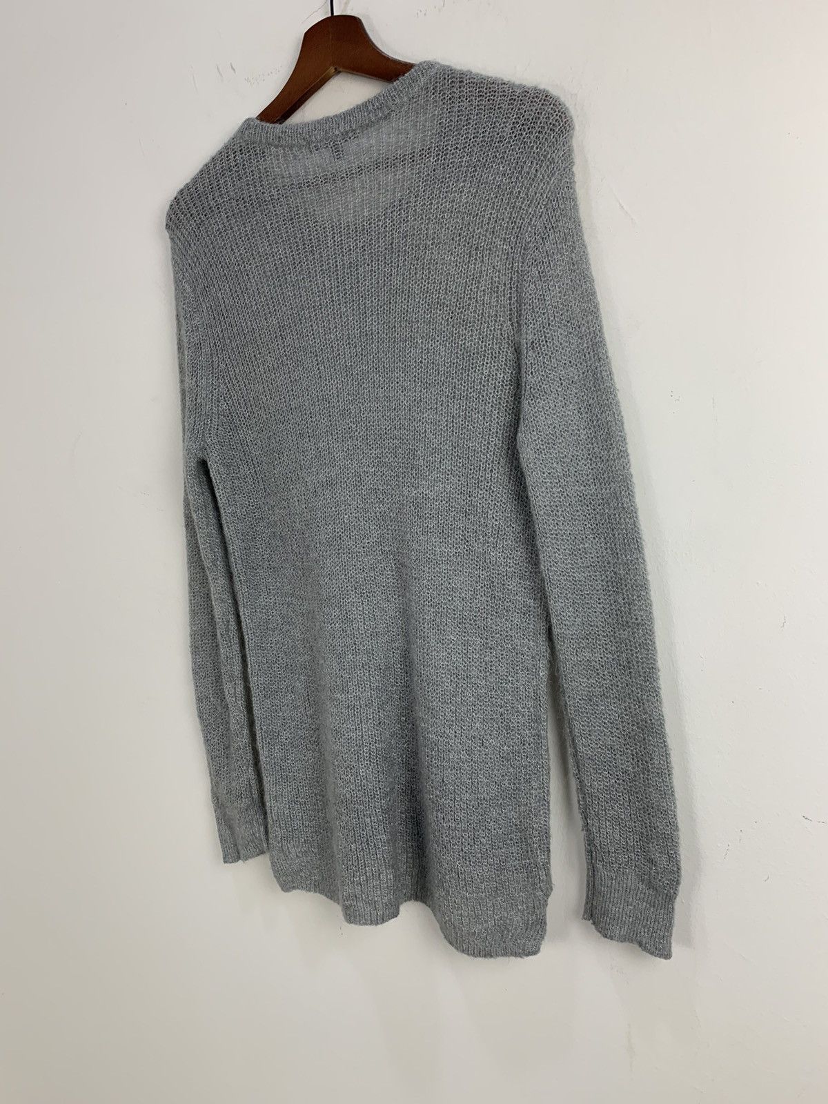 Aran Isles Knitwear × Japanese Brand × Uniqlo UNIQLO MeshNet Aran Crochet Fisherman Long Knitwear Sweater Size US M / EU 48-50 / 2 - 12 Thumbnail