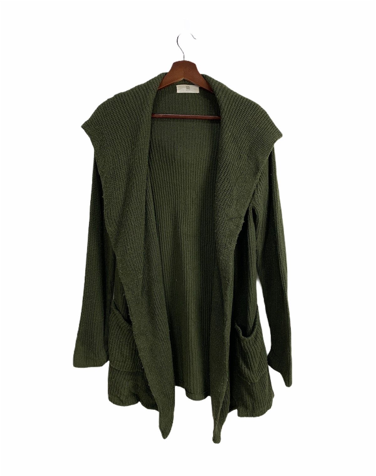 Japanese Brand RPS Military Crochet Knitwear Long Cardigan Hoodie Sweater Size L / US 10 / IT 46 - 1 Thumbnail