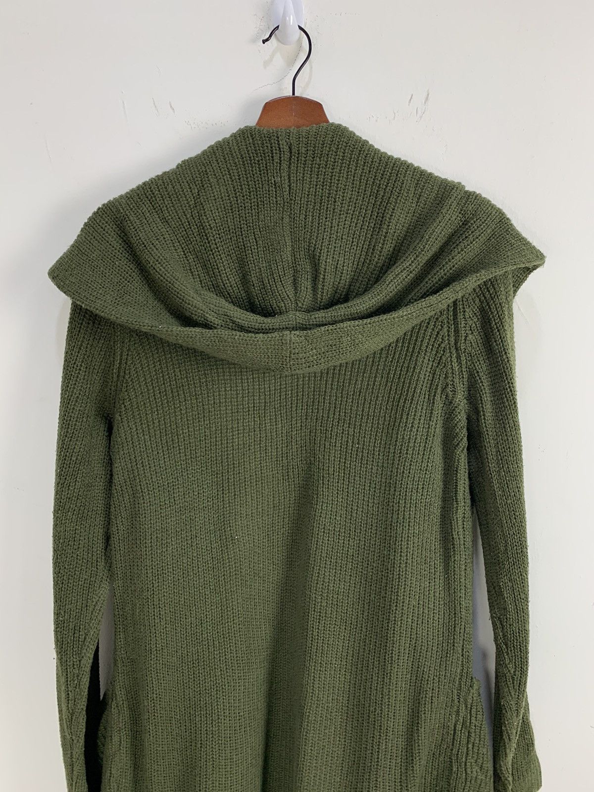 Japanese Brand RPS Military Crochet Knitwear Long Cardigan Hoodie Sweater Size L / US 10 / IT 46 - 13 Thumbnail