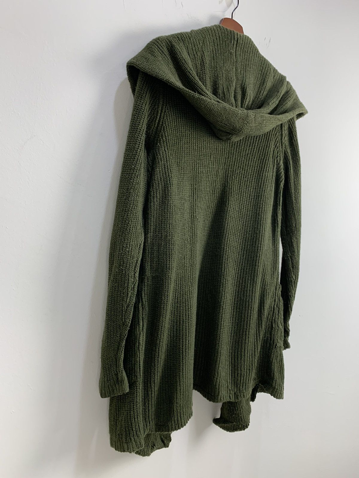 Japanese Brand RPS Military Crochet Knitwear Long Cardigan Hoodie Sweater Size L / US 10 / IT 46 - 15 Thumbnail