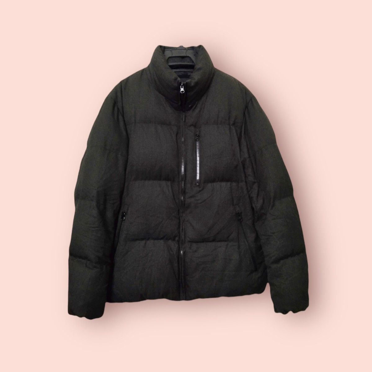 GU × Global Work × Japanese Brand GU PLAID PADDED PUFFER JACKET Size US L / EU 52-54 / 3 - 10 Thumbnail