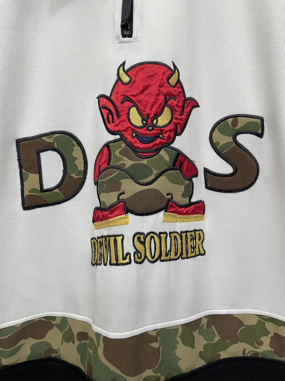 Japanese Brand 🔥VINTAGE DEVIL SOLDIER Hip Hop Street Fashion Shirt Size US M / EU 48-50 / 2 - 2 Thumbnail