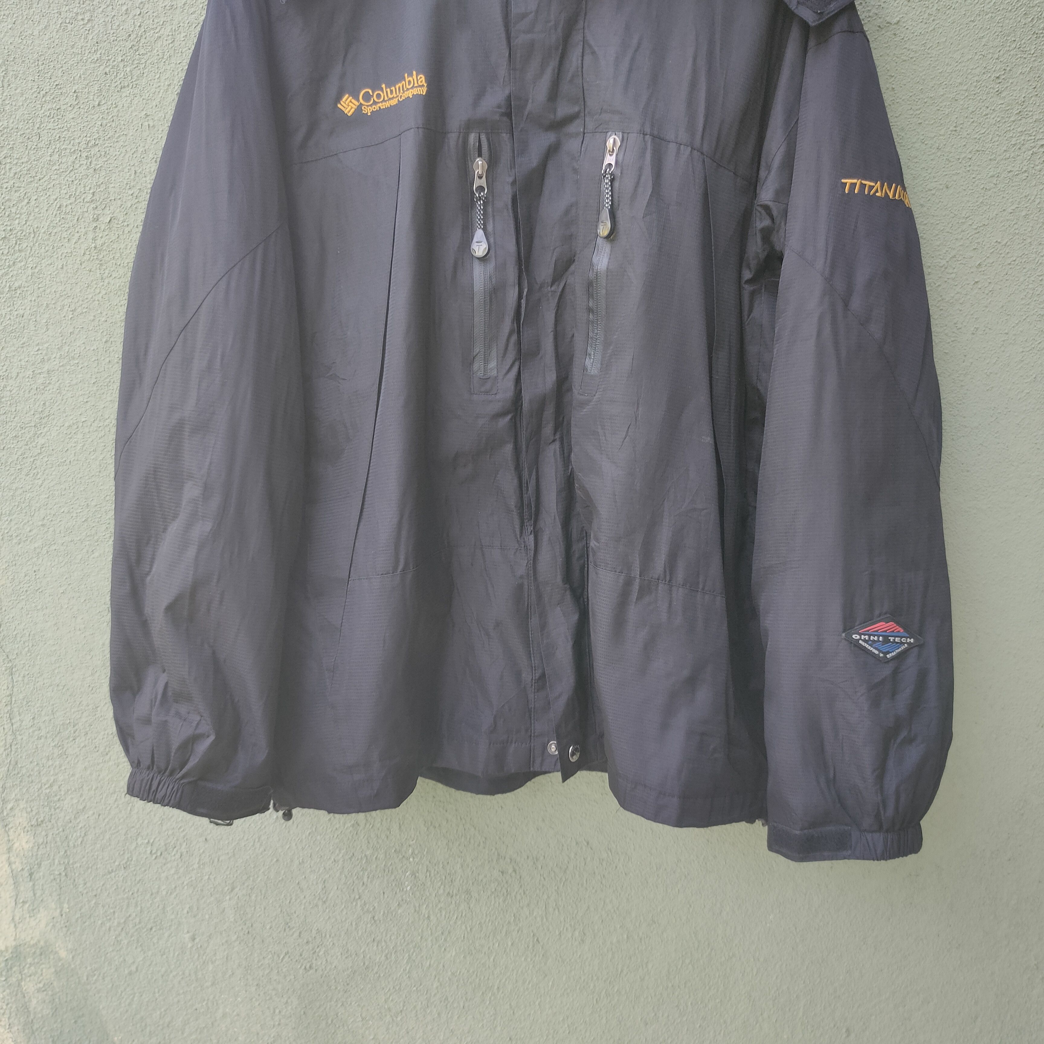 Columbia Vintage Columbia Titanium Zipper Ups Hoodie Jacket Size US XXL / EU 58 / 5 - 5 Thumbnail