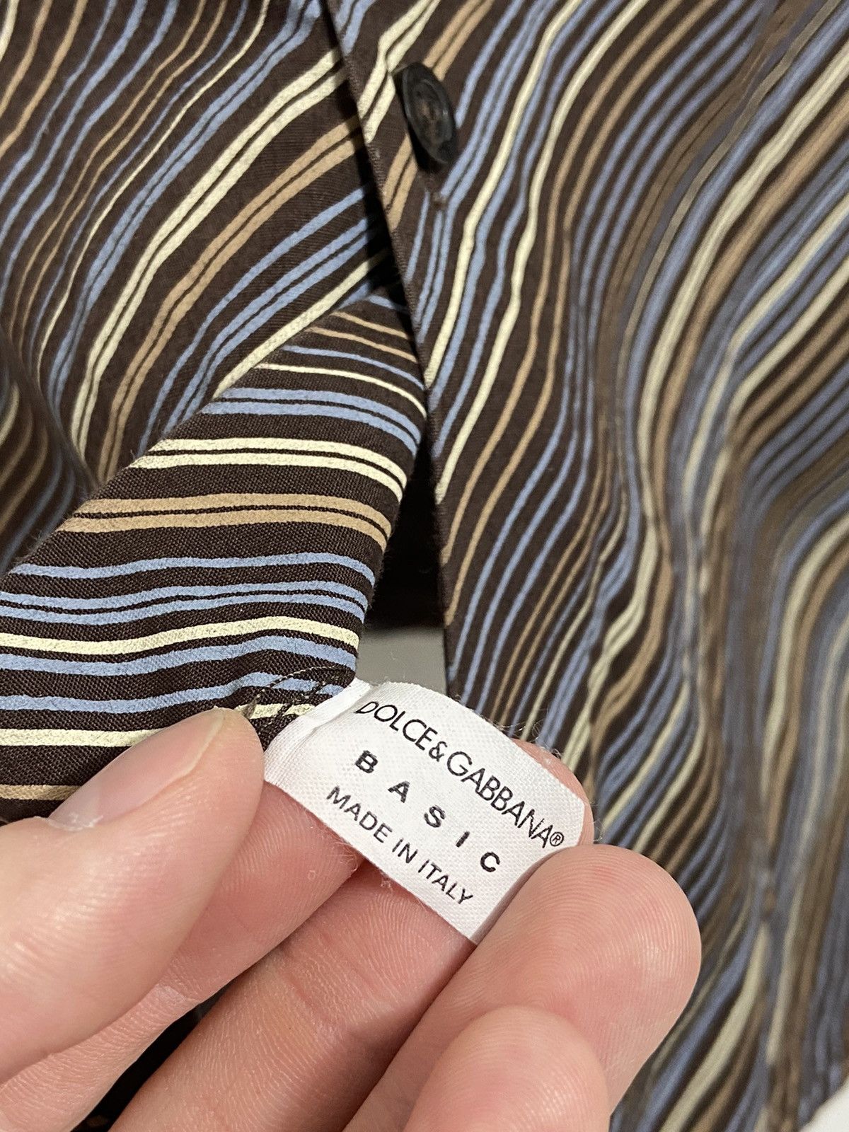 Dolce & Gabbana Dolce Gabbana Basic Button Up Shirt Size US M / EU 48-50 / 2 - 8 Thumbnail