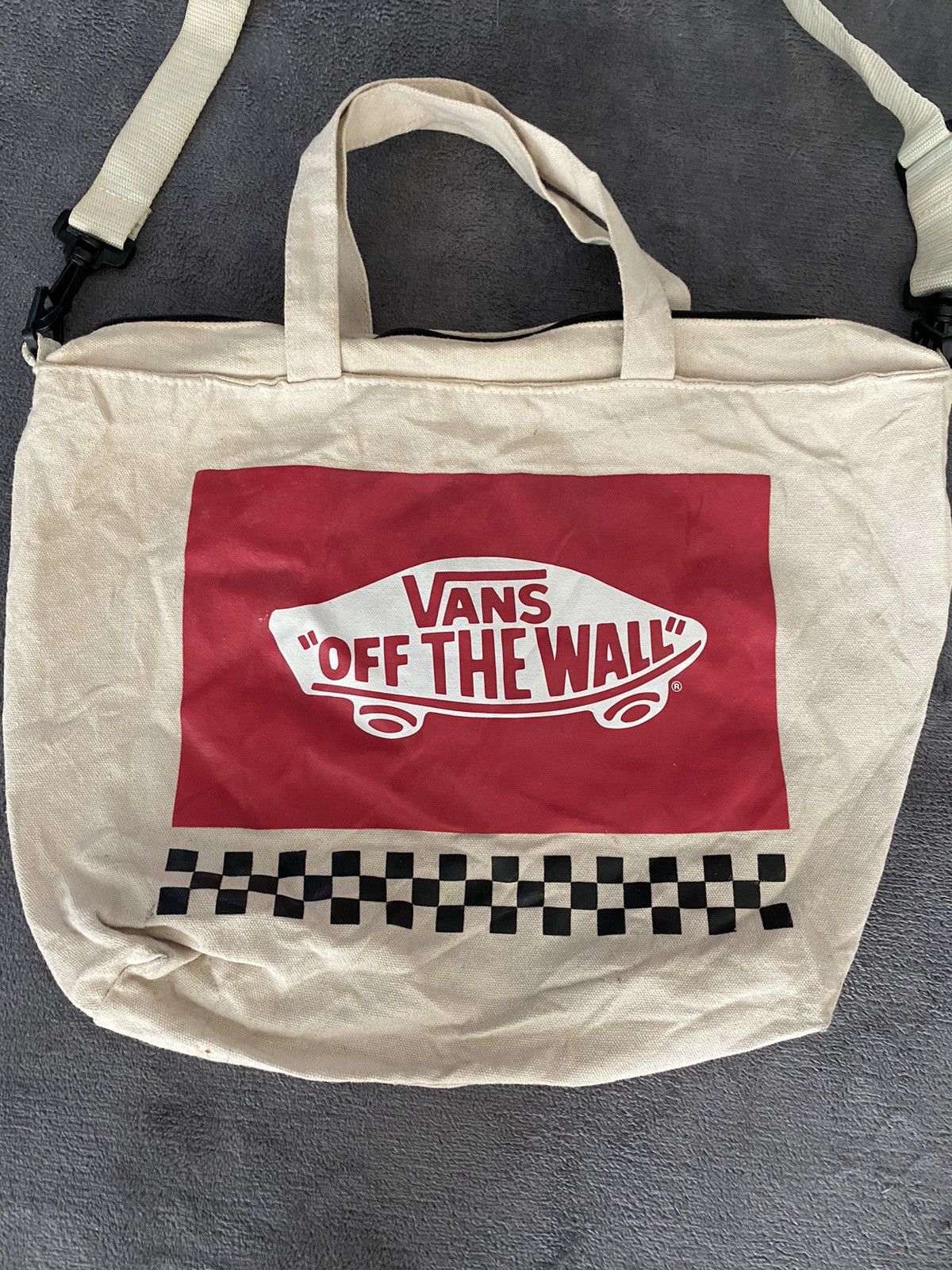 Vans × Vintage 💥delete today💥Vintage Vans Off the wall shoulder bag Size ONE SIZE - 4 Thumbnail