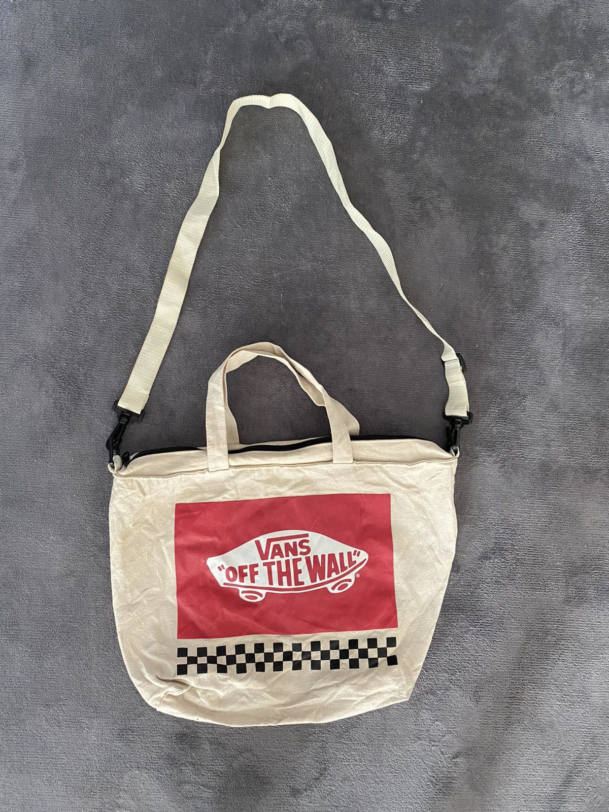 Vans × Vintage 💥delete today💥Vintage Vans Off the wall shoulder bag Size ONE SIZE - 7 Thumbnail