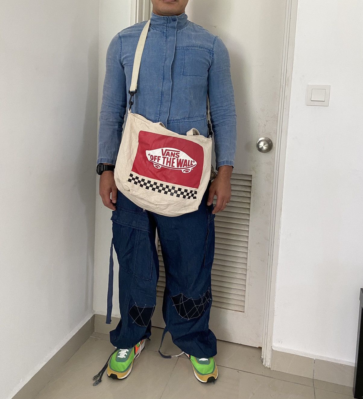 Vans × Vintage 💥delete today💥Vintage Vans Off the wall shoulder bag Size ONE SIZE - 2 Thumbnail
