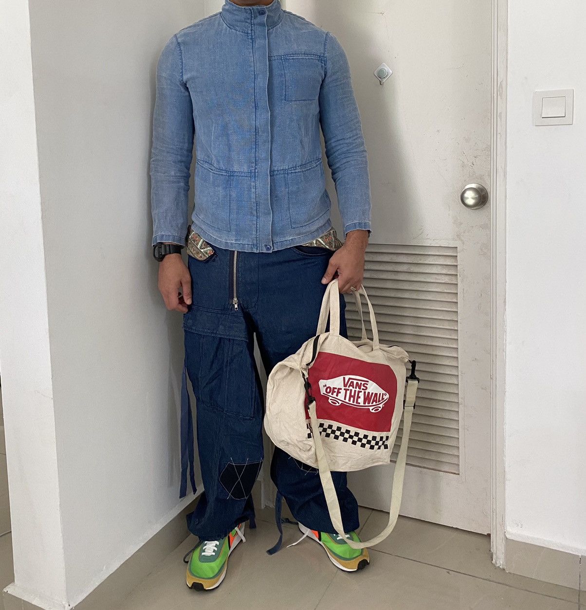 Vans × Vintage 💥delete today💥Vintage Vans Off the wall shoulder bag Size ONE SIZE - 3 Thumbnail